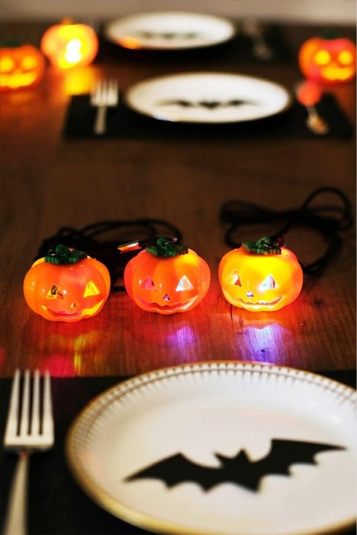 STOREMAX LvnShoppping Bayramı Halloween Pilli Balkabağı Kolye 3 lü 224120