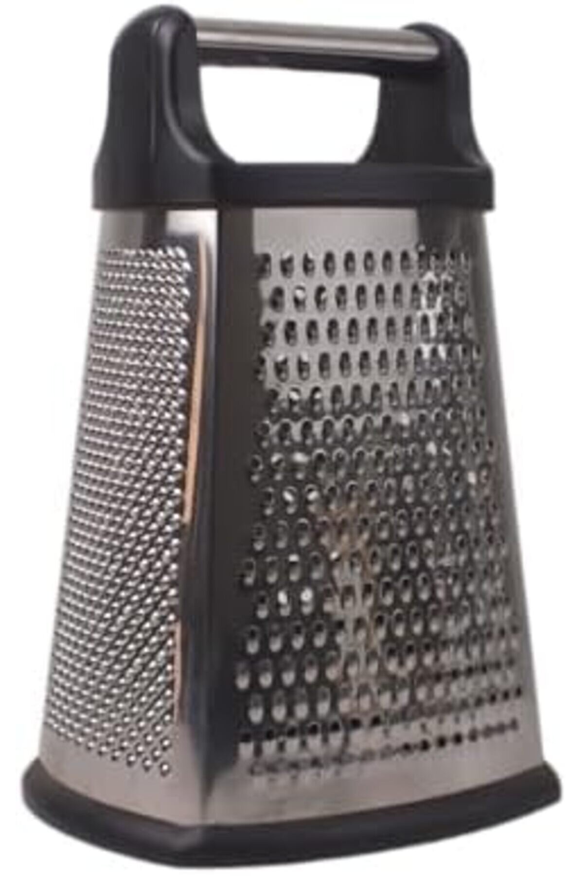 Lvnshop 4 Taraflı Paslanmaz Çeli̇k Rende, Di̇kdörtgen Kaydırmaz Tabanlı Tutacaklı Paslanmaz Çeli̇k Rend