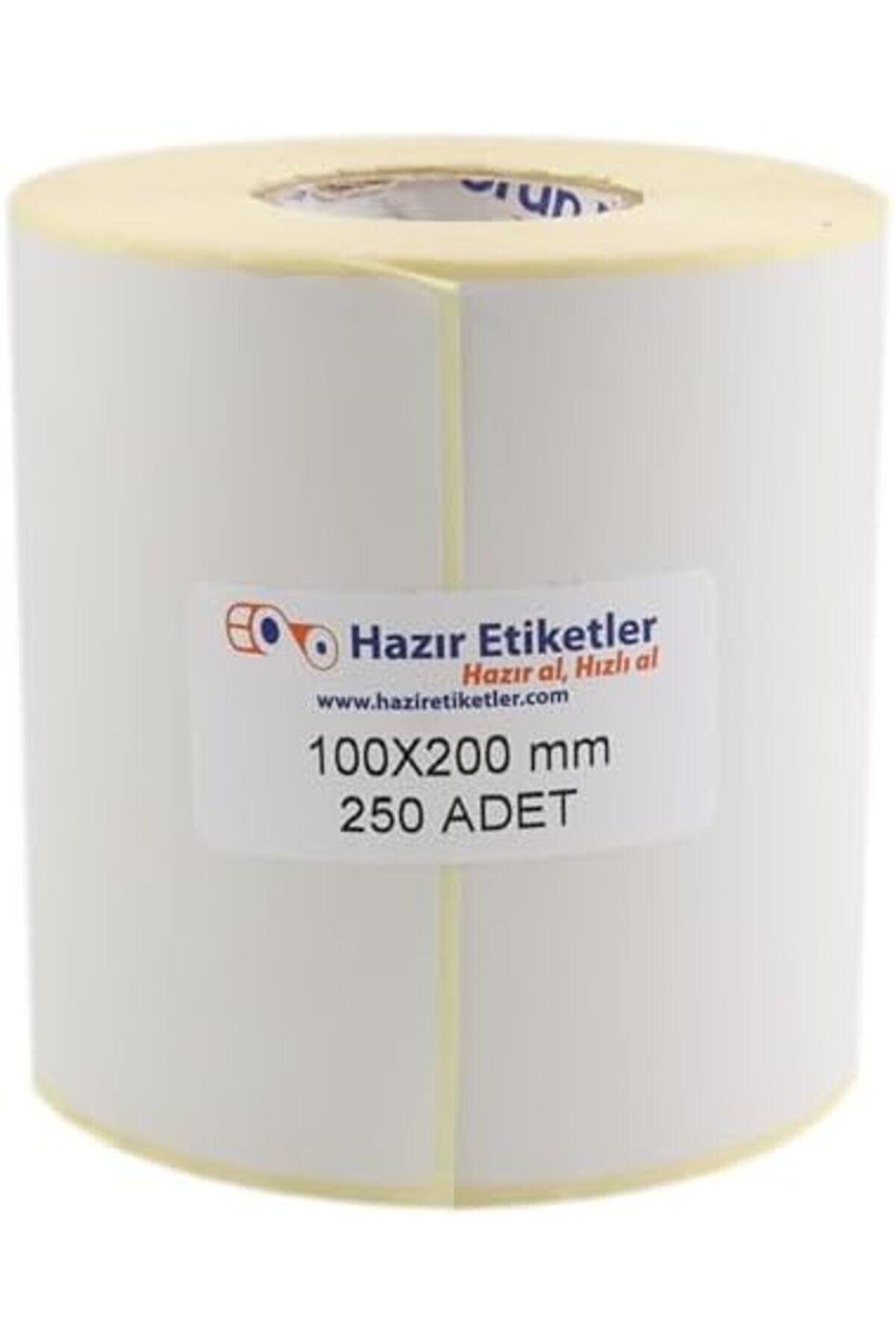 Ynsshopi̇ng Eti̇ketler, Hazır Al Hızlı Al Eko Eti̇ket 100Mm X 200Mm Ruloda 250 Adet 40Mm Çapında Di̇rek