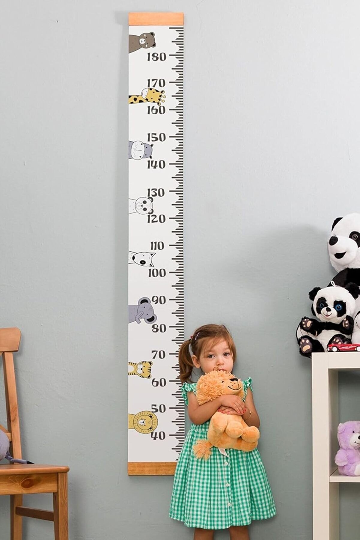 STOREMAX aclyashop Doğum Günü Hediyesi Boy Ölçme Cetveli - Asılabilir Boy Ölçer - Duvar Bebek Boy Ölçer NewDe