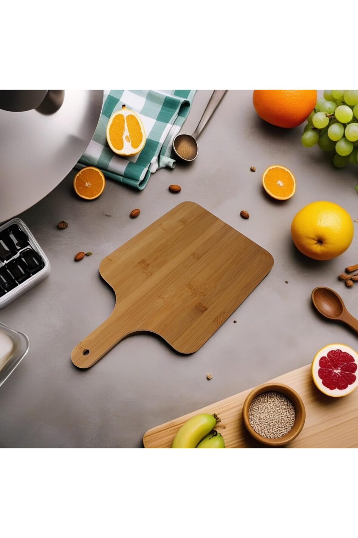 STOREMAX sellbuyst Bambu Kesme Tahtası Antibakteriel Yıkanabilir Doğrama Tahtası Dikdörtgen (40cm*25cm)