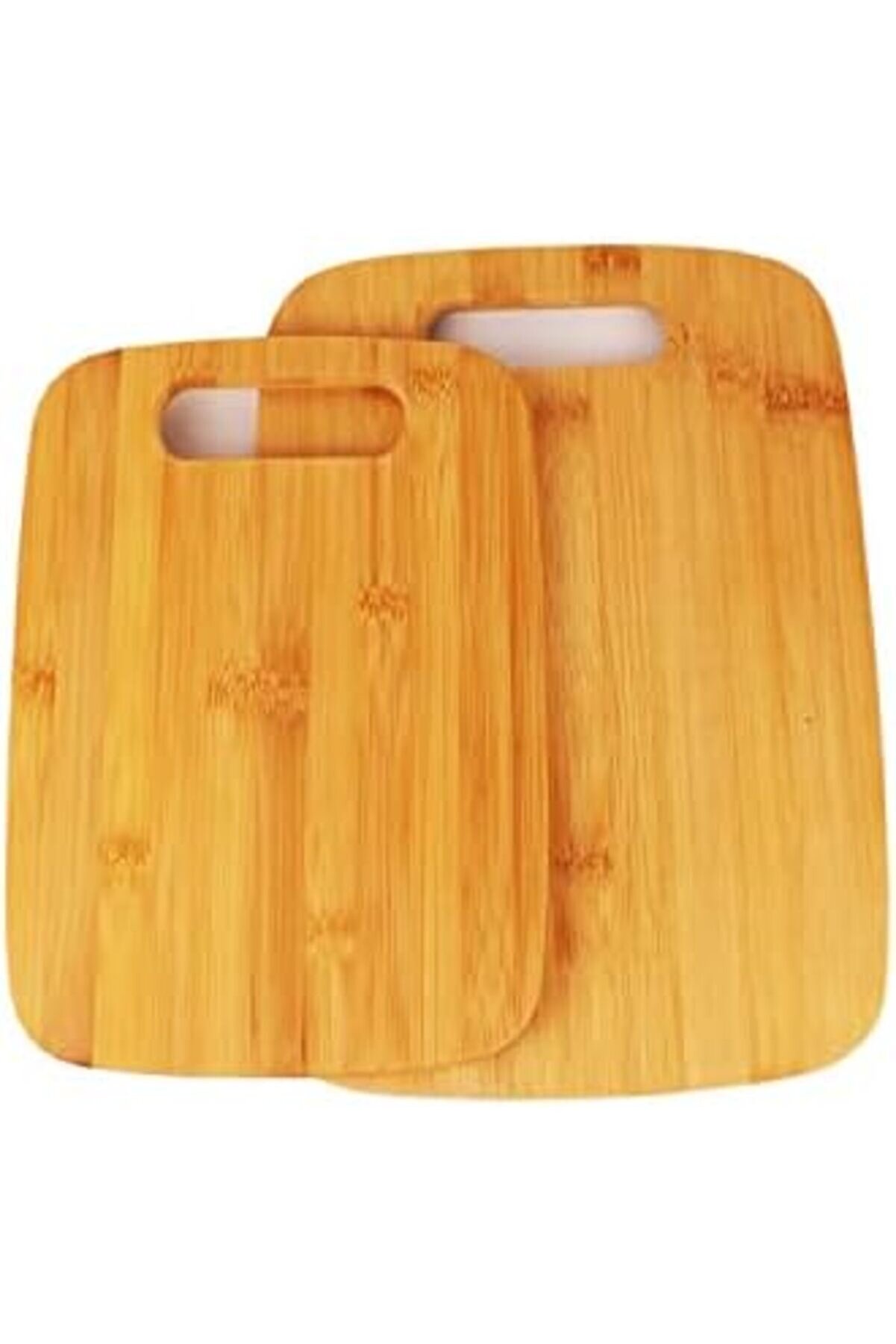 Lvnshopppi̇ng 2 Li̇ Bambu Kesme Tahtası Seti̇ | Büyük Ve Küçük Boy Ahşap Kesi̇m, Et Ve Sunum Taht