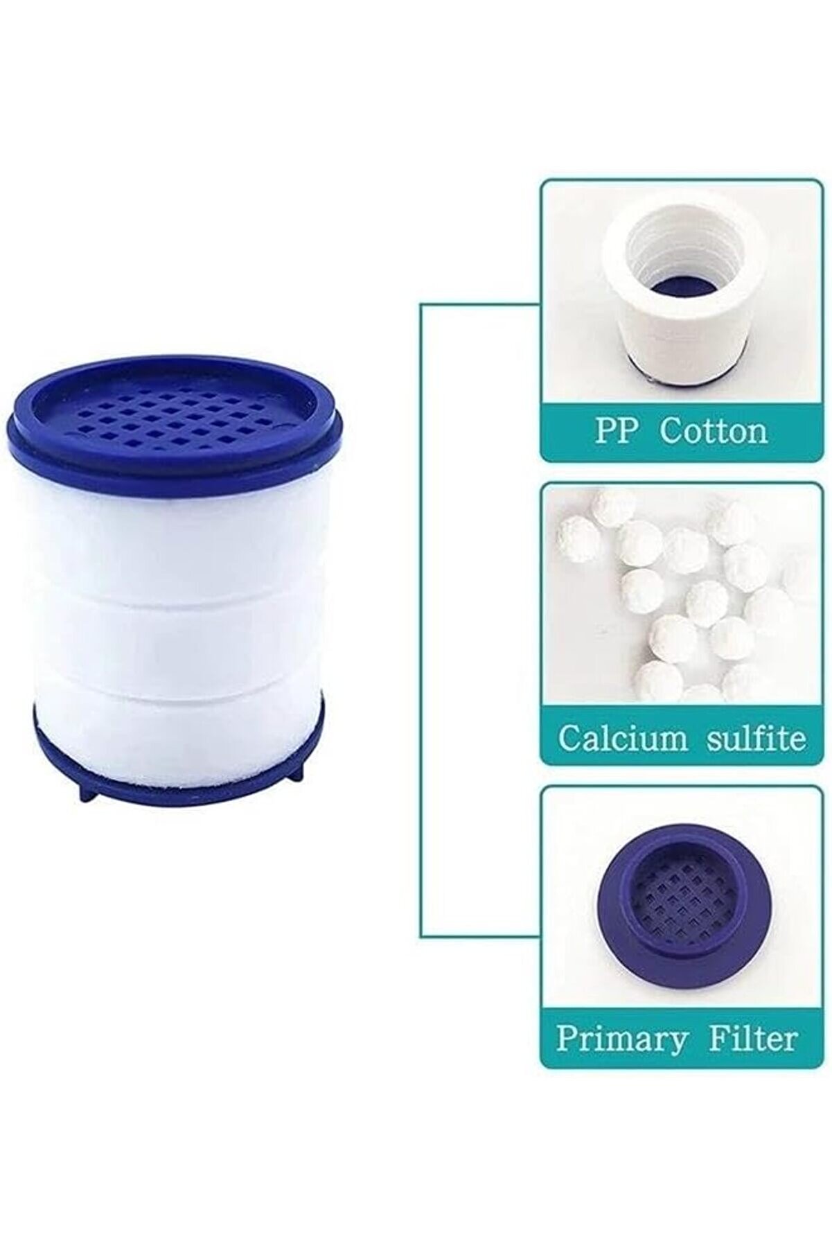 Snshop 2 Adet Su Tasarruflu Musluk Başlığı Fi̇ltresi̇ Su Arıtma Fi̇ltresi̇ Pas Tortu Ve Ki̇reç Önl