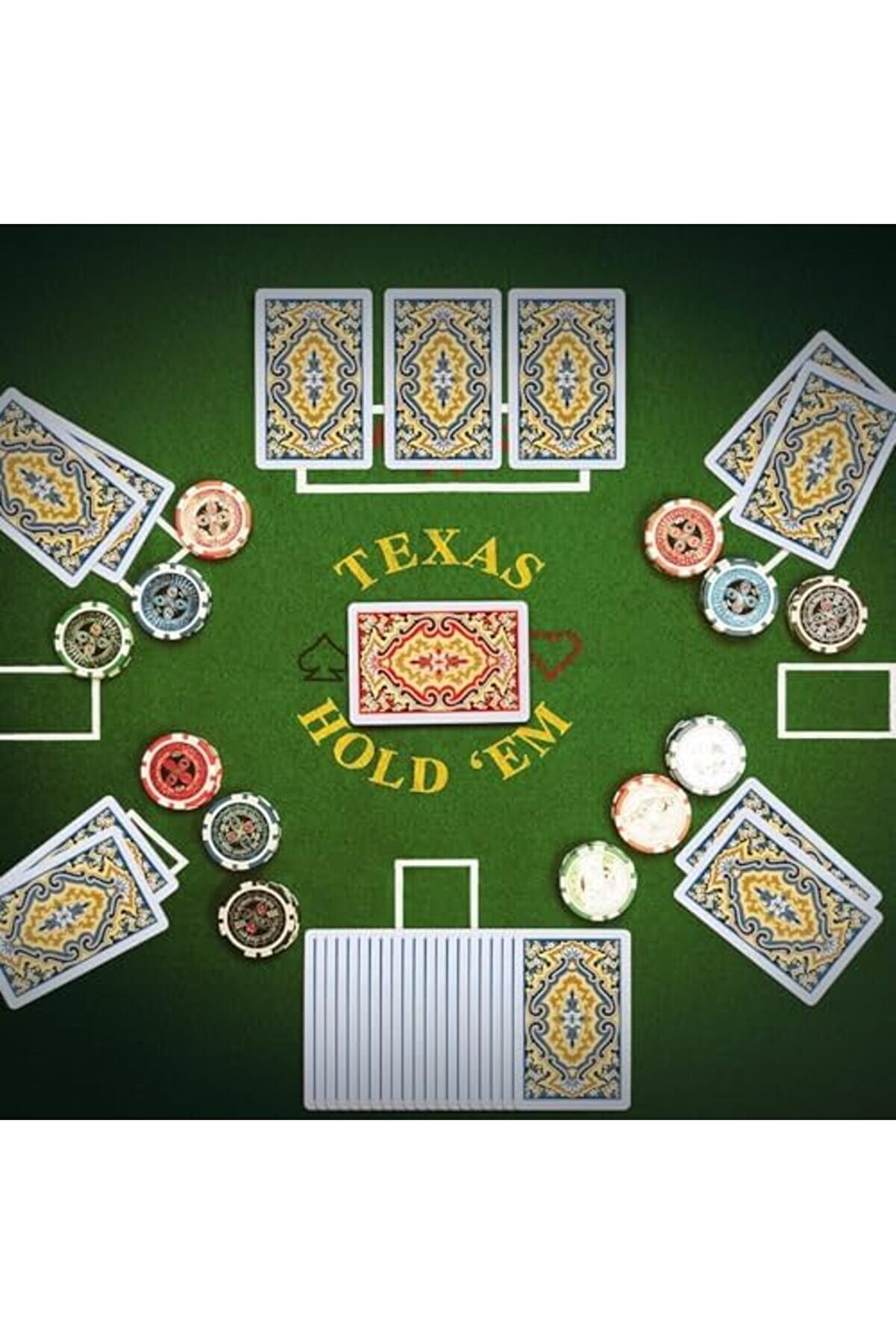 Vegashop Kem Plasti̇k Iskambi̇l Oyun Kağıdı Çi̇ft Deste Bi̇ri̇ç Oyun Kağıdı 52 - Plasti̇c Playi̇ng