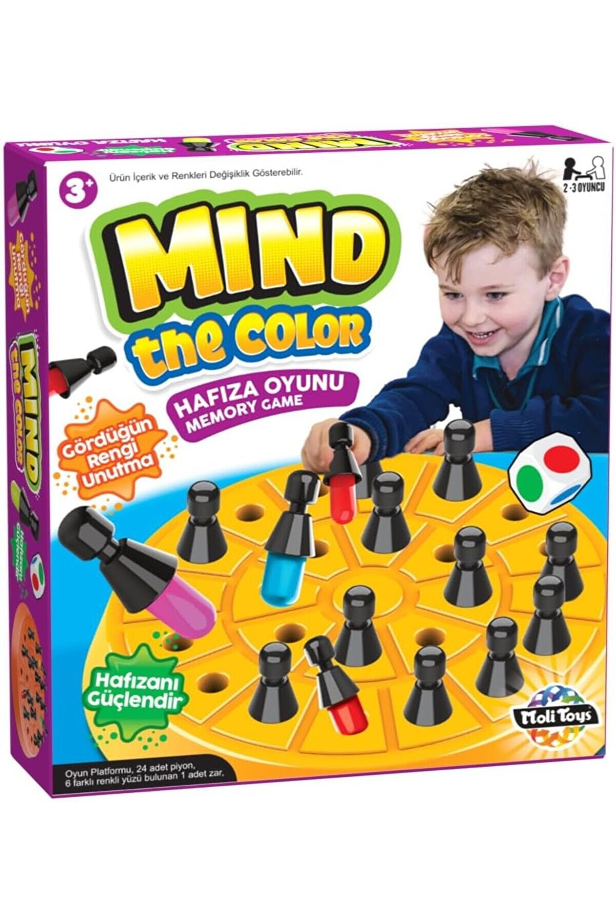 STOREMAX jptrShop The Color Hafıza Renkli Satranç Oyunu Hafıza Geliştirme Renk Hatırlama Oyunu Memory Ch