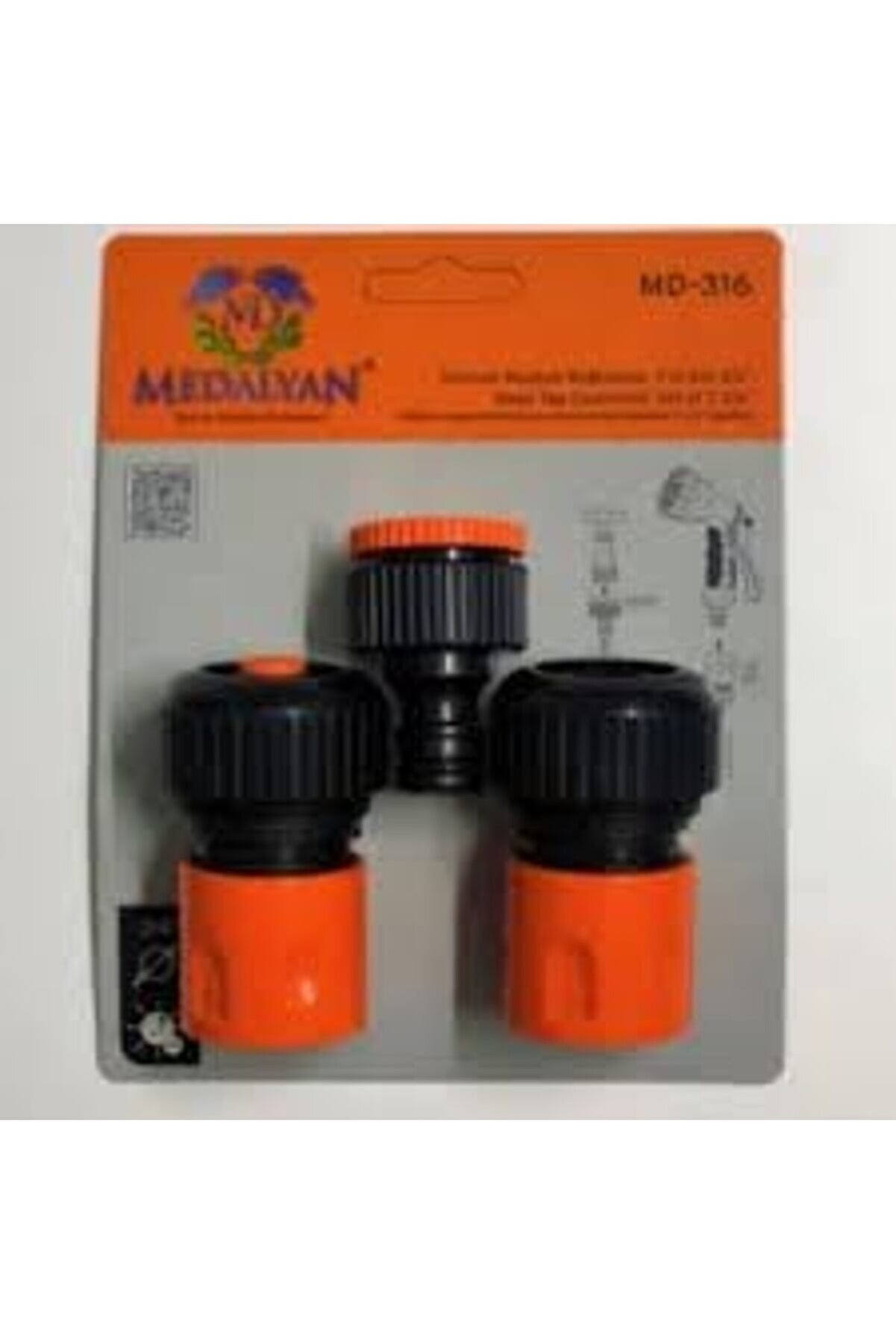 Lvnshopppi̇ng Hortum Musluk Bağlantısı 3Lü 3/4   Md-316 224120