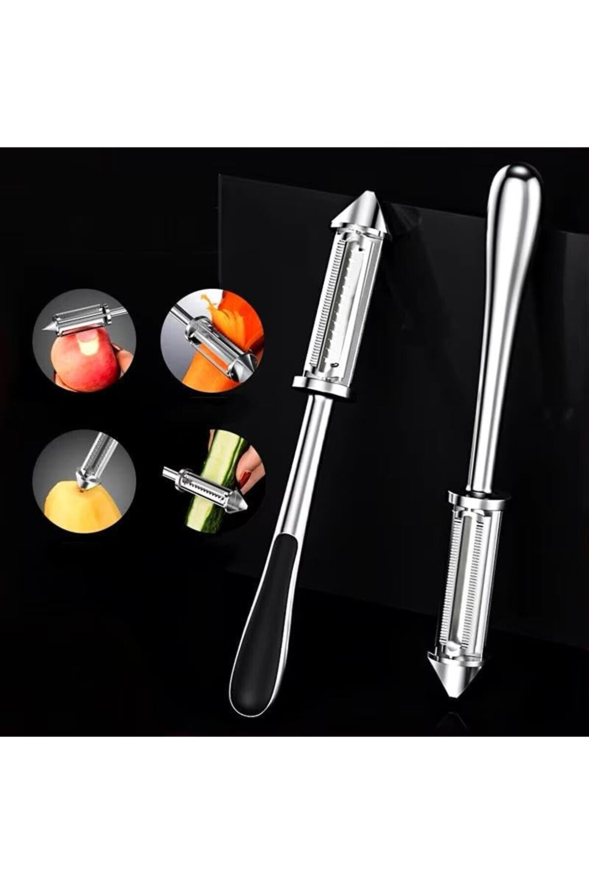 Lvnshop Çok Fonksi̇yonlu Meyve Ve Sebze Soyucu Kesi̇ci̇ Patates Havuç Rende Soyucu Di̇li̇mleme 224120