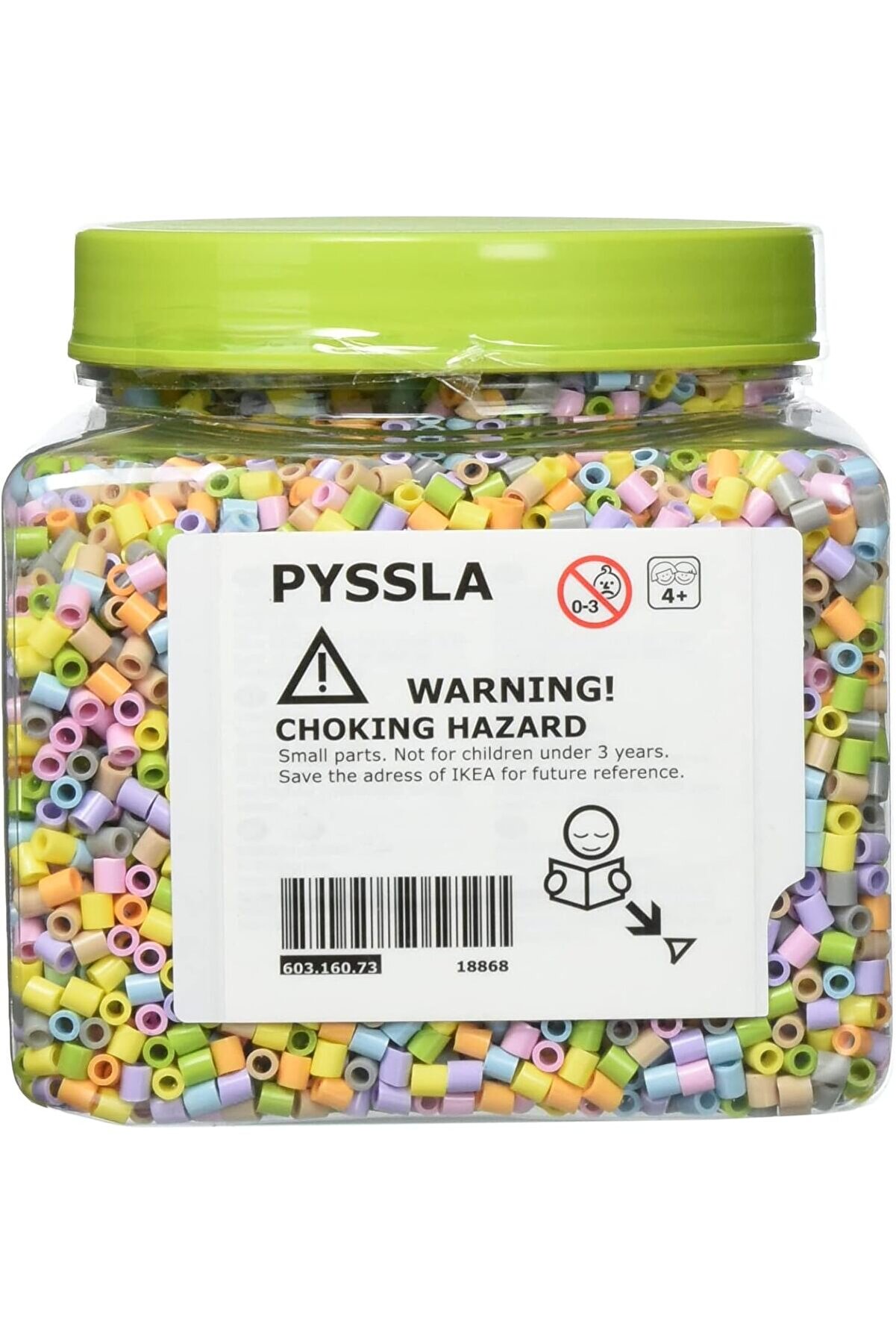 STOREMAX aclyashop IKE-603.160.73 Pyssla ütü boncukları, pastel renkler NewDesing 1058548
