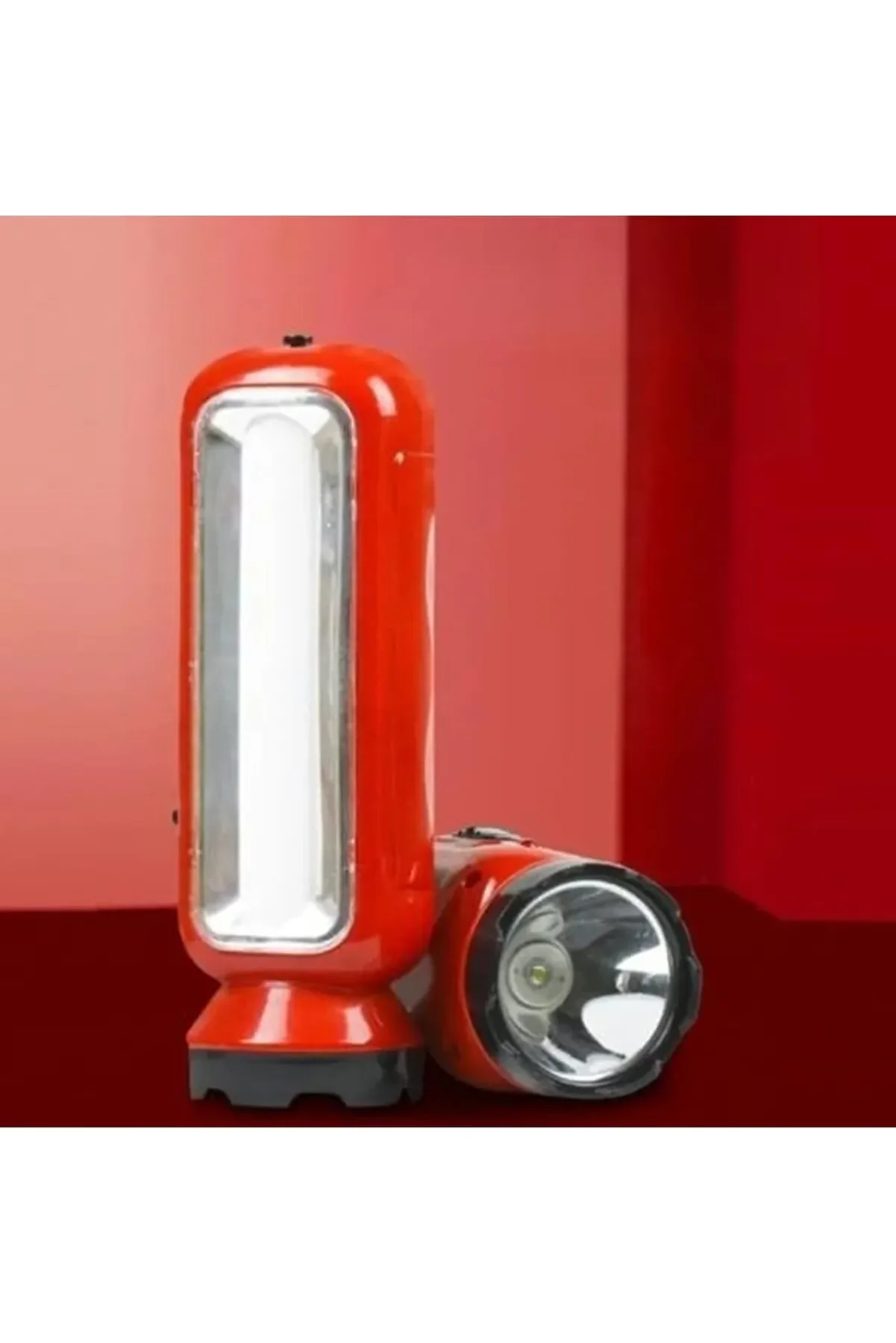 Vegashop Şarjlı Led El Feneri̇ 600 Lümen, 3W, Type-C Usb Şarjlı, 1200 Mah Dahi̇li̇ Pi̇l, Çok Işı