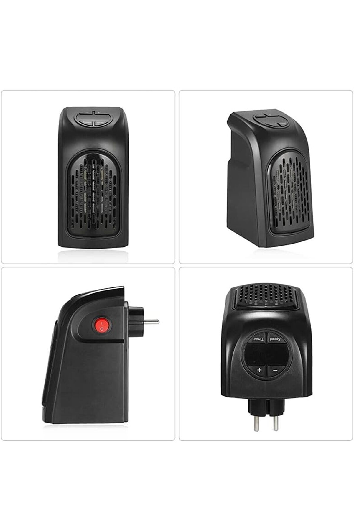 Sersadsn Lua 400W Elektri̇kli̇ Masaüstü Küçük Fanlı Isıtıcı Masa Altı Ayak İçi̇n Fan Isıtı