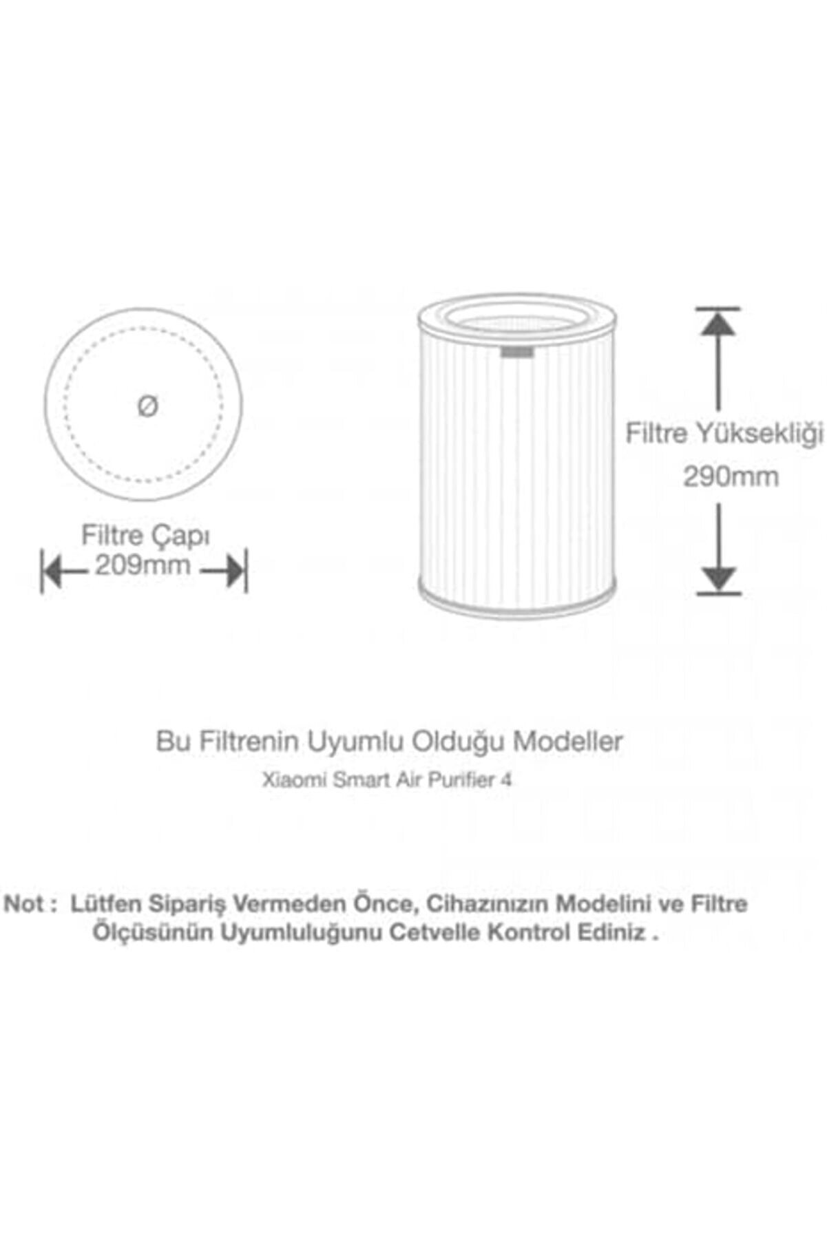 Ynsshopi̇ng Smart Ai̇r Puri̇fi̇er 4 Uyumlu Mor Fi̇ltre |Yedek Fi̇ltre | Pm2.5 Ve Alerjen Temi̇zleyi̇ci̇ Newtr