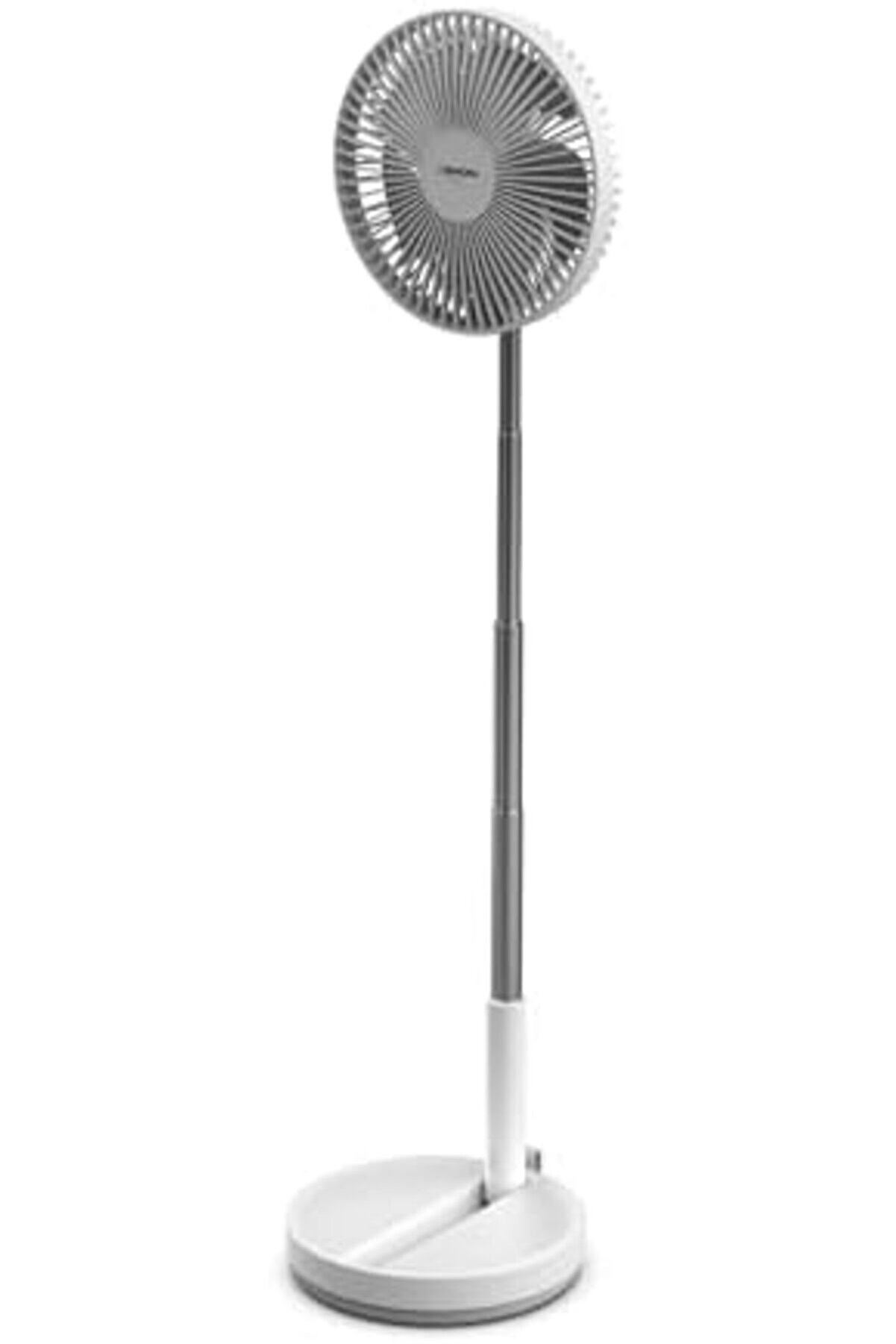 Jptrshop Smart Katlanabi̇li̇r Vanti̇latör Doğal Rüzgar Şarj Edi̇lebi̇li̇r Bataryalı 4 Hız Kademeli̇ U