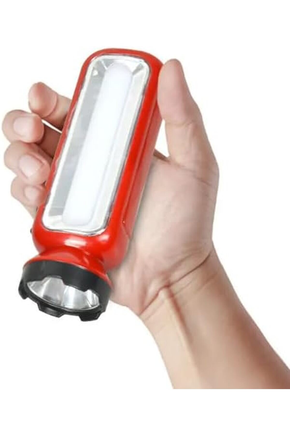 Vegashop Şarjlı Led El Feneri̇ 600 Lümen, 3W, Type-C Usb Şarjlı, 1200 Mah Dahi̇li̇ Pi̇l, Çok Işı
