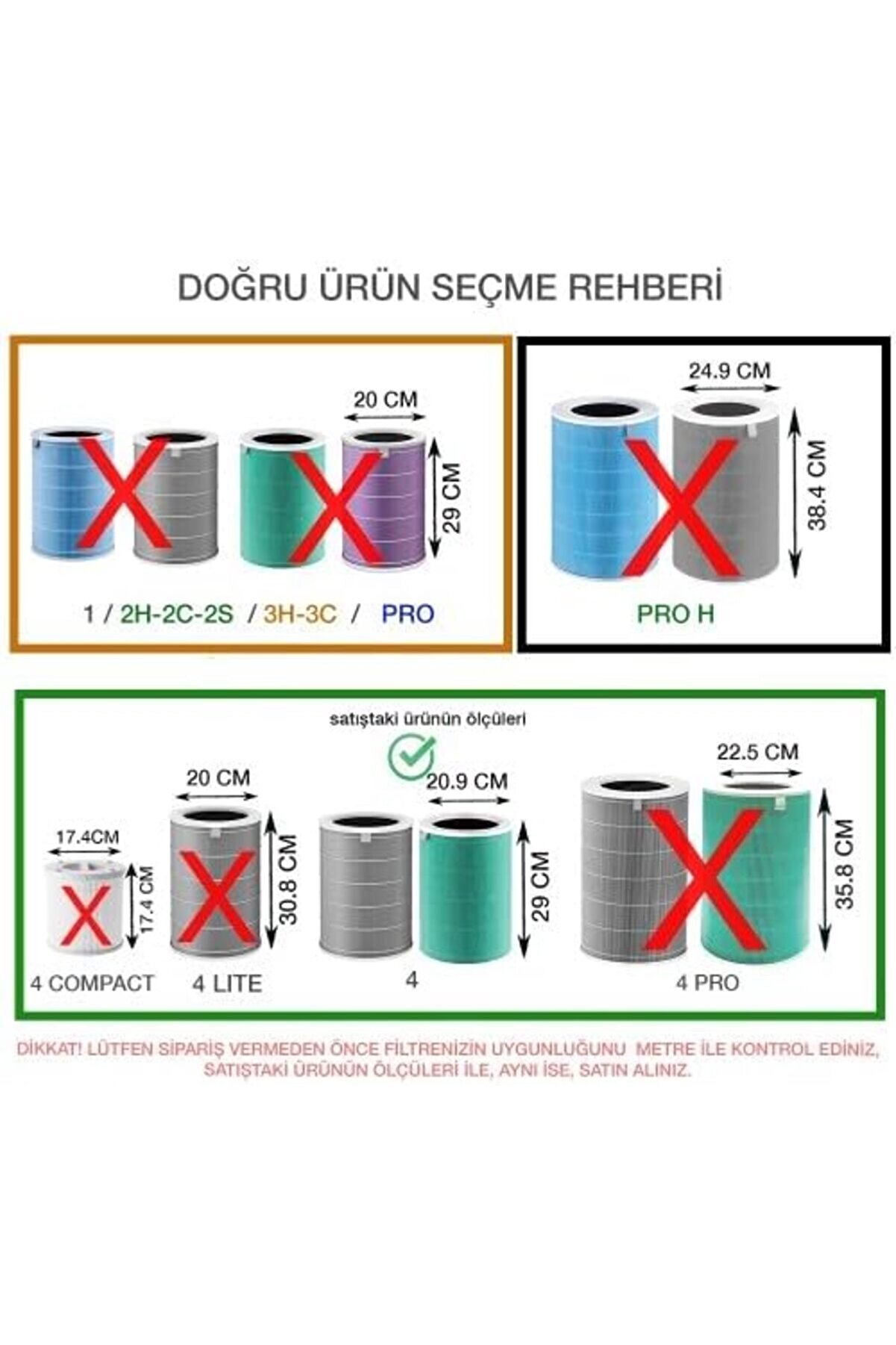 Ynsshopi̇ng Smart Ai̇r Puri̇fi̇er 4 Uyumlu Mor Fi̇ltre |Yedek Fi̇ltre | Pm2.5 Ve Alerjen Temi̇zleyi̇ci̇ Newtr