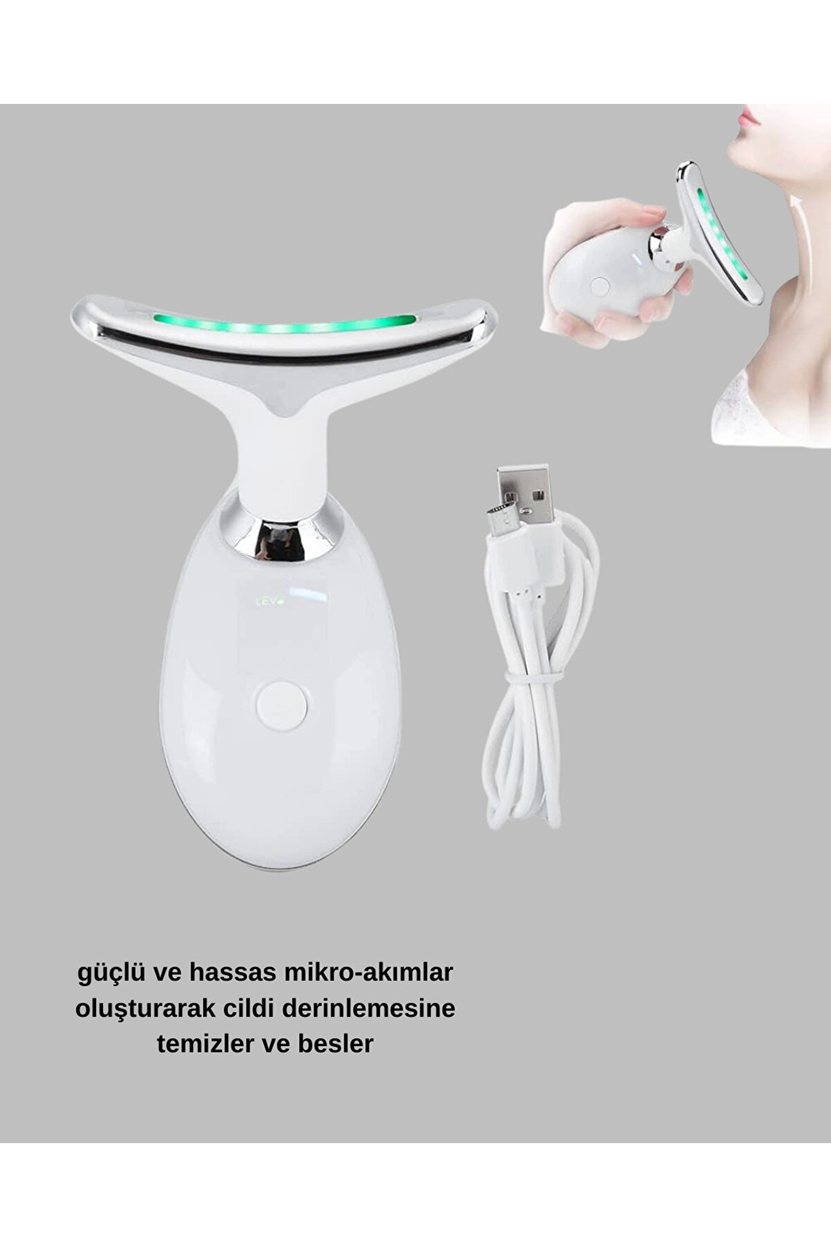 Taşınabi̇li̇r Ems Ci̇lt Bakım Aleti̇ | Kolajen Artırıcı Ve Li̇fti̇ng Etki̇li̇