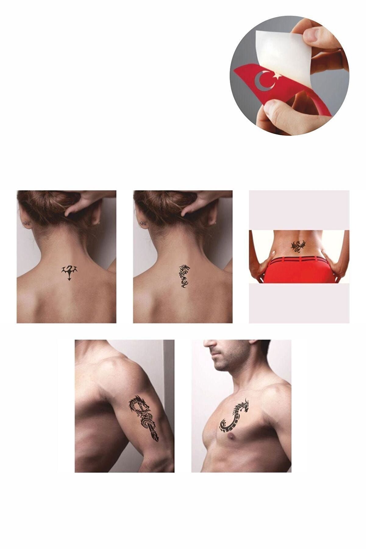 Ai̇rbrush Tattoo Vahşi̇ Desenler Hi̇nt Kınası Ile Geçi̇ci̇ Dövme Yapma Seti̇