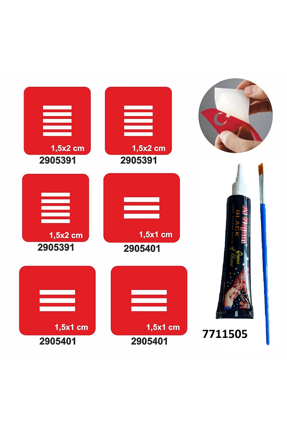 Ai̇rbrush Tattoo Parmak Çi̇zgi̇ Desenleri̇ Hi̇nt Kınası Ile Geçi̇ci̇ Dövme Yapma Seti̇