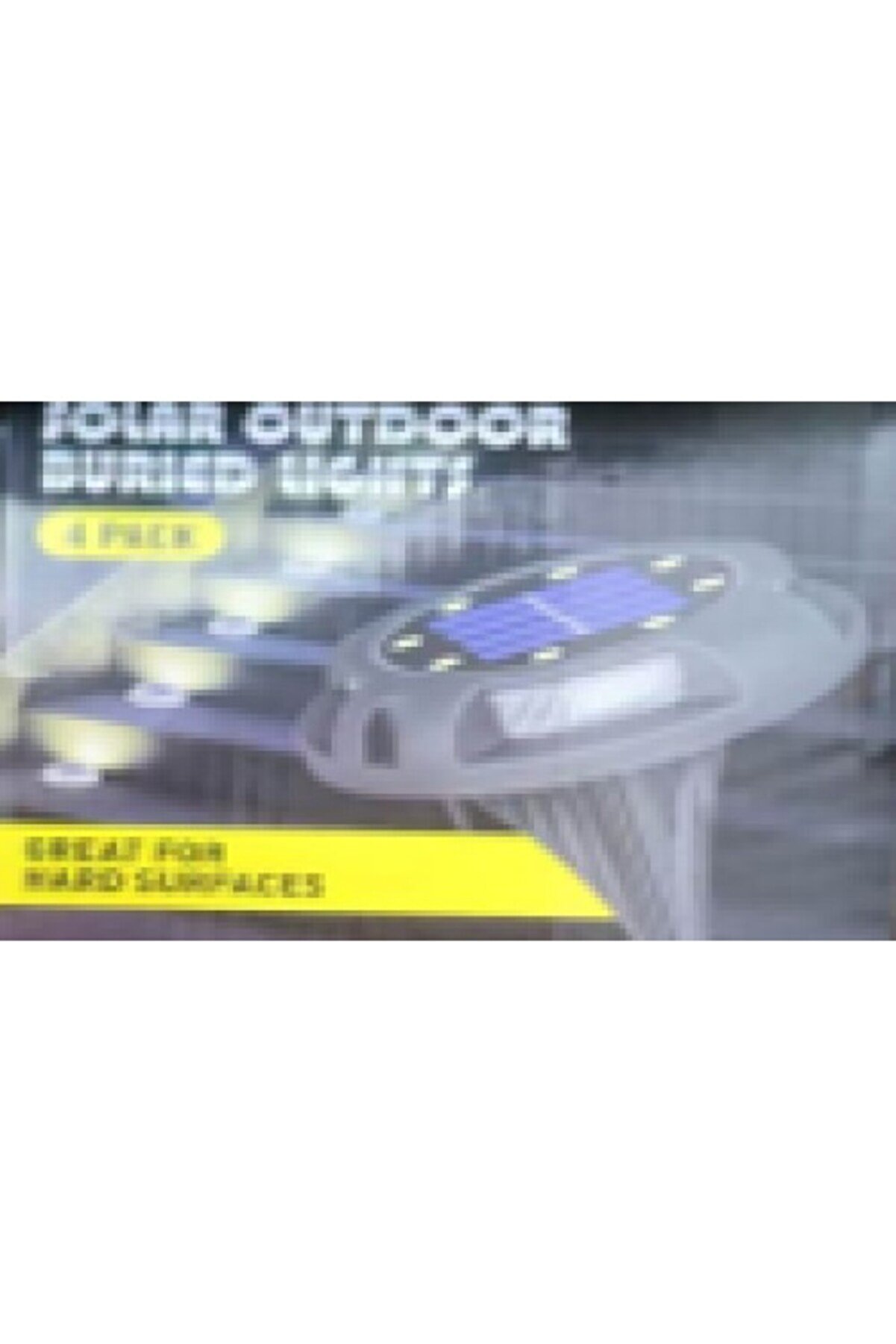 4 Lü Solar Panelli̇ Kazıklı Zemi̇n Solar Ledi̇ 8+4 Led Rgb