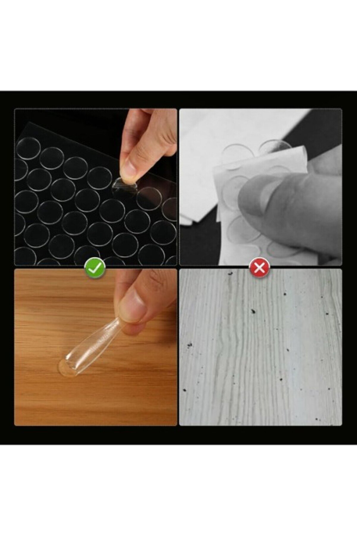 Çi̇ft Taraflı Yuvarlak Montaj Macunu 42 Adet