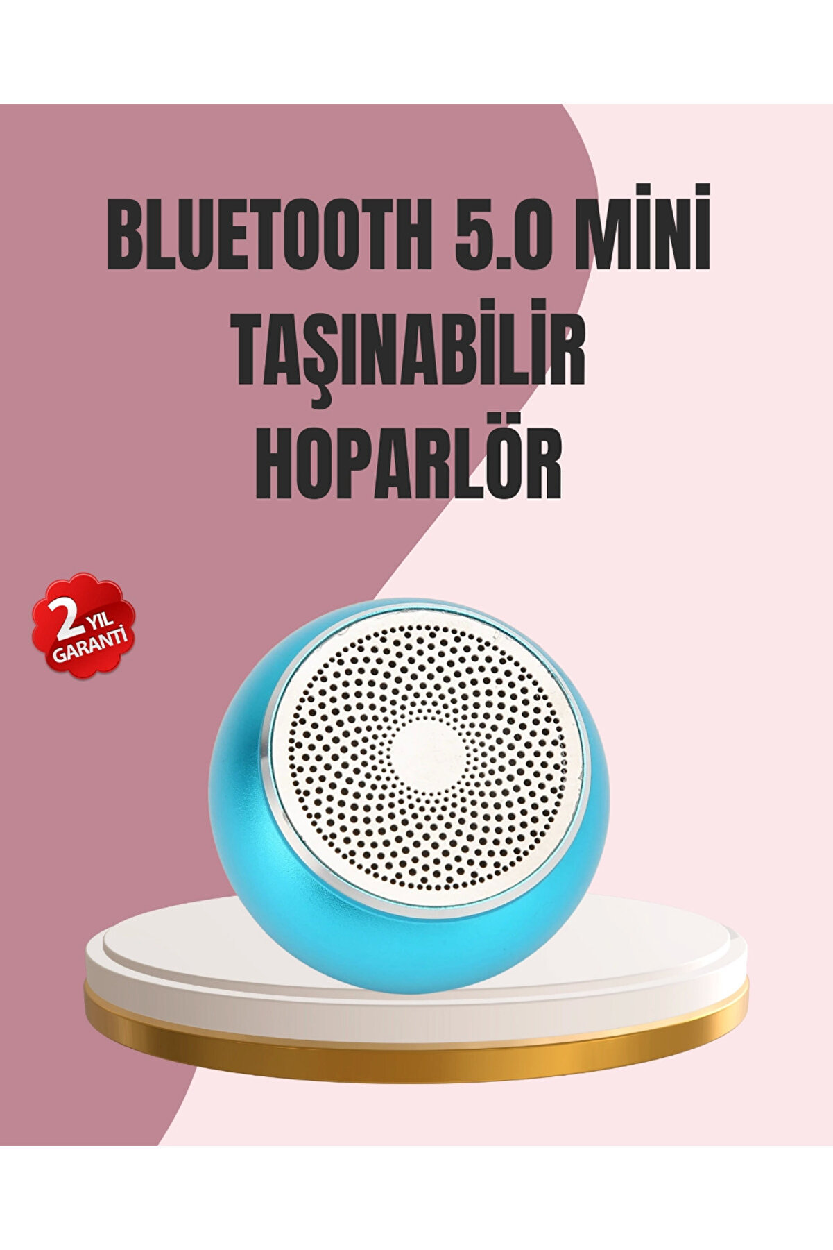 gizmurstore Mini Bluetooth Speaker | Uzun Pil Ömrü, Şık ve Hafif Tasarım