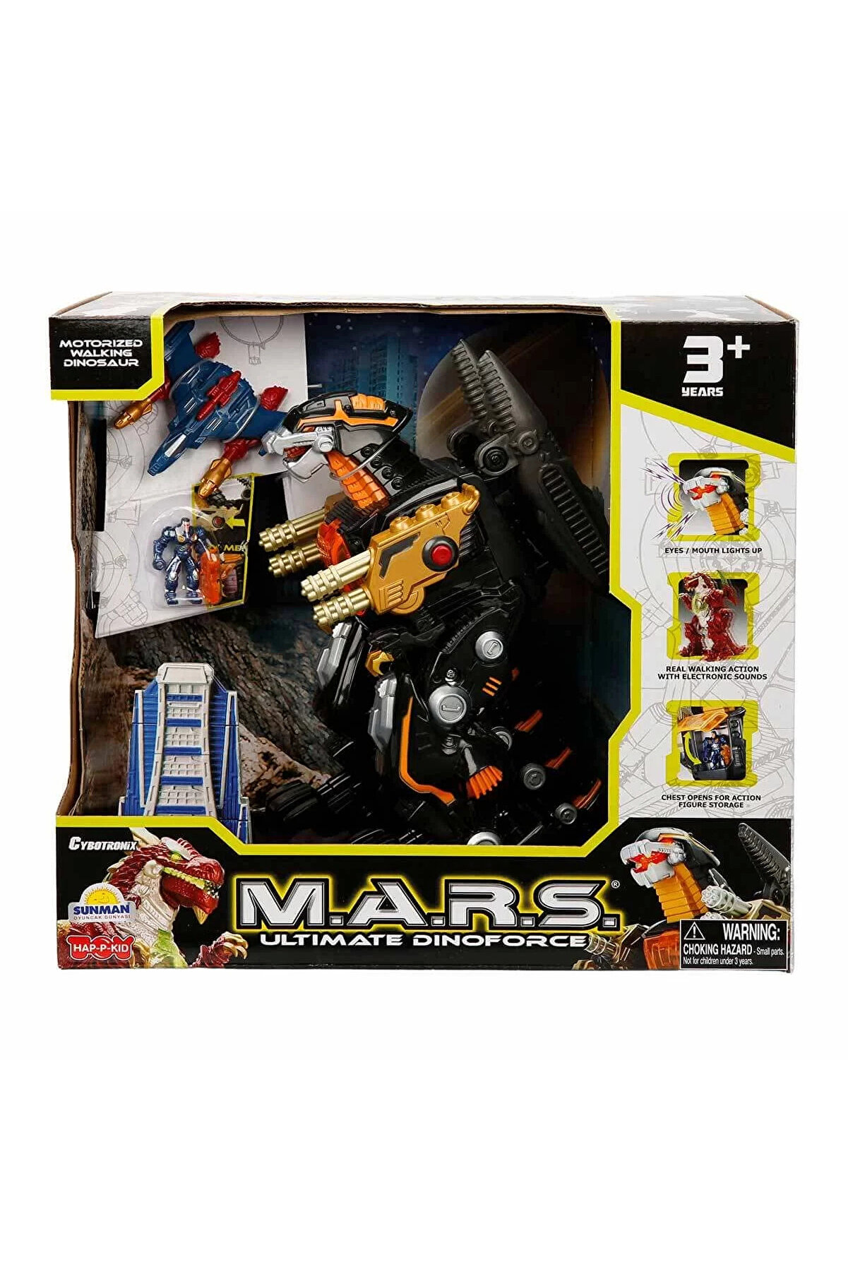 Mars Sesli̇ Ve Işıklı Uzaylı Di̇nozor