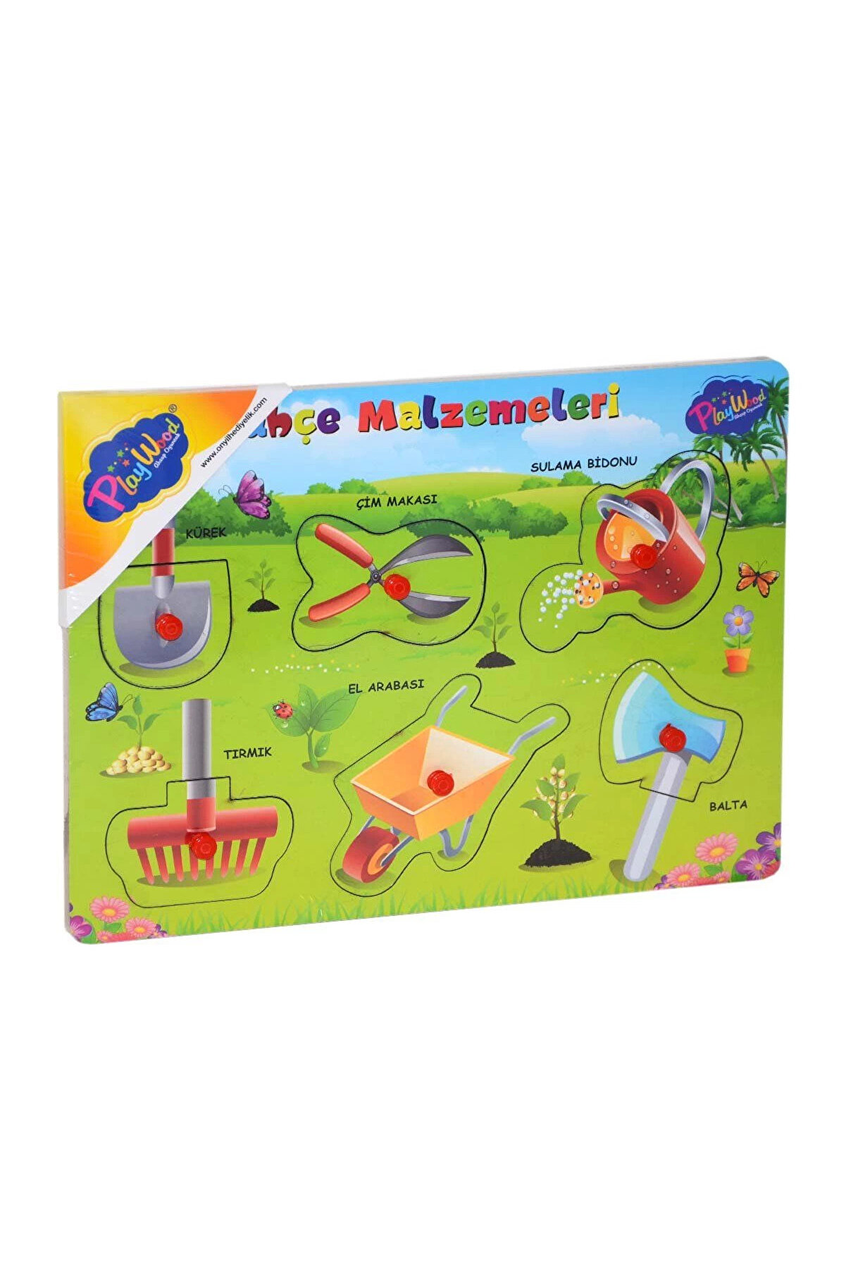 Ahşap Tutmalı Bahçe Malzemeleri̇ Puzzle