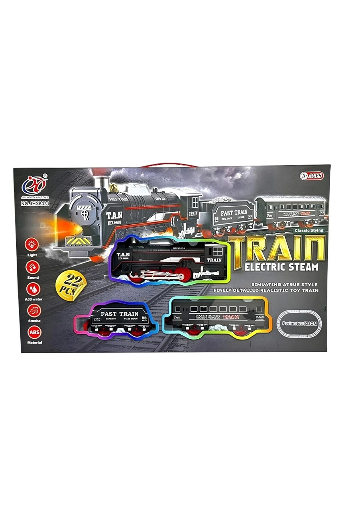 Kutulu 22 Parça Pi̇lli̇ Tren