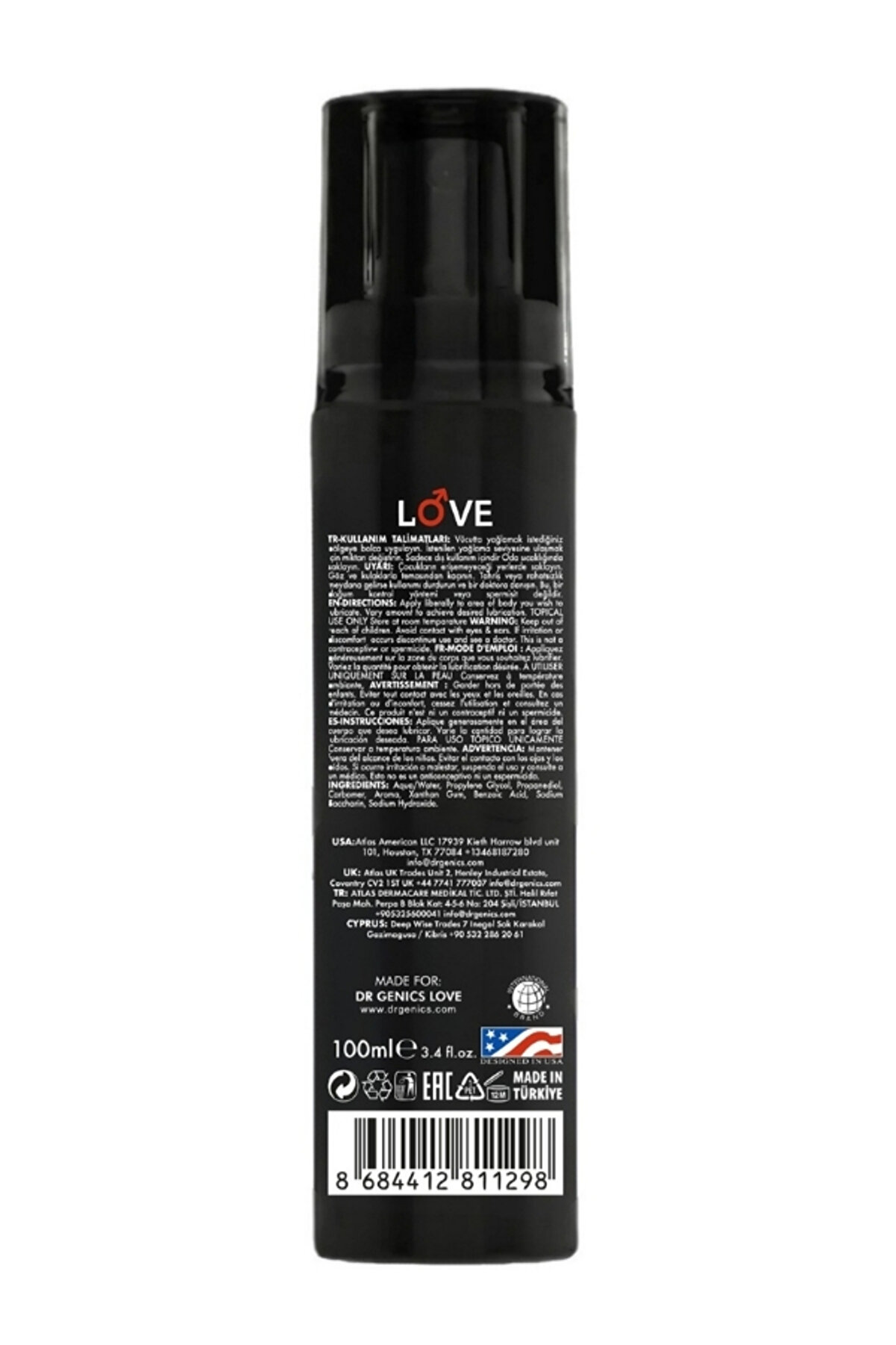 Moddashop Dr Geni̇cs Lubri̇can Gel (Kayganlaştırıcı Jel) Sade 100Mg