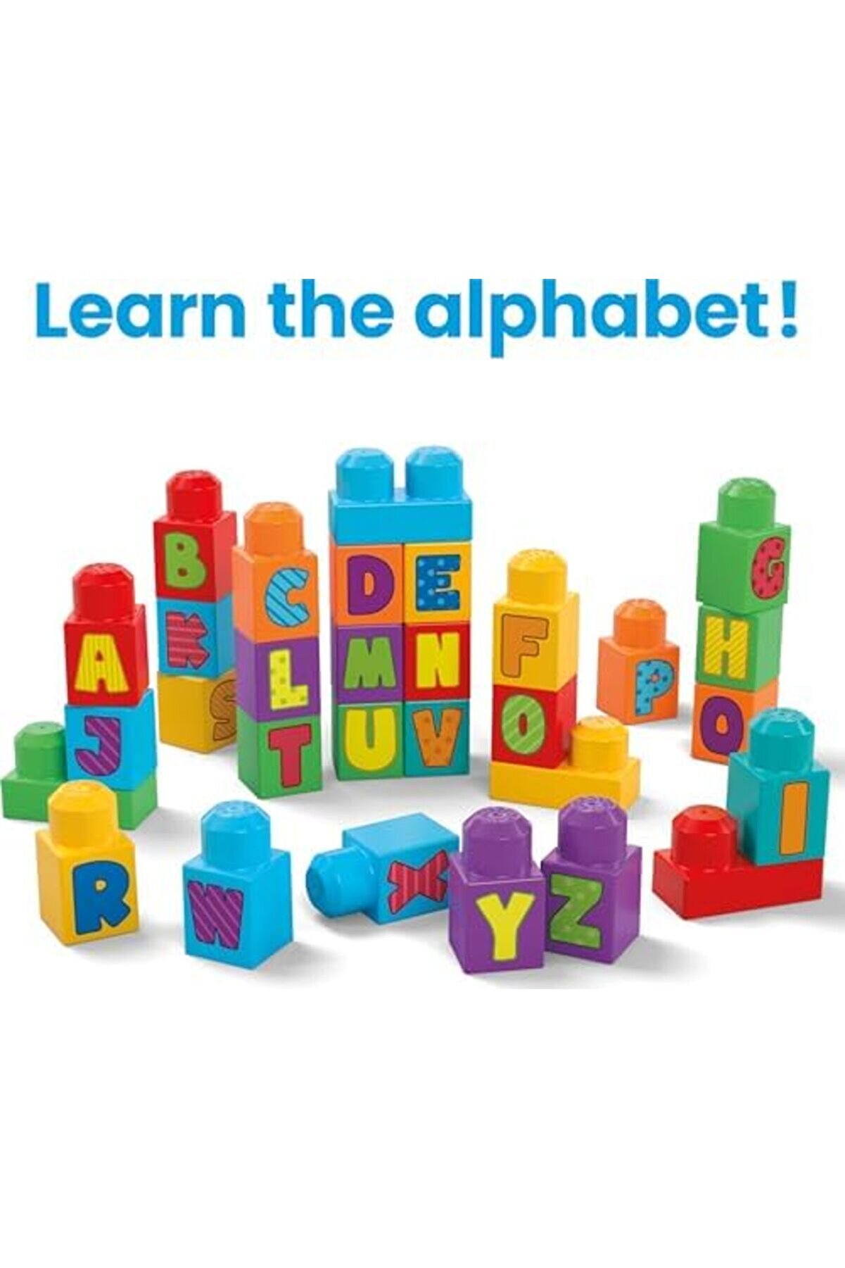 Aclyashop Bloks Alfabeli̇ Blok &Ccedil;antası &Ccedil;ocuklar İ&ccedil;i̇n Bloks Alfabeli̇ Blok &Ccedil;antası (30 Par&ccedil;alı) Ve Yeni̇