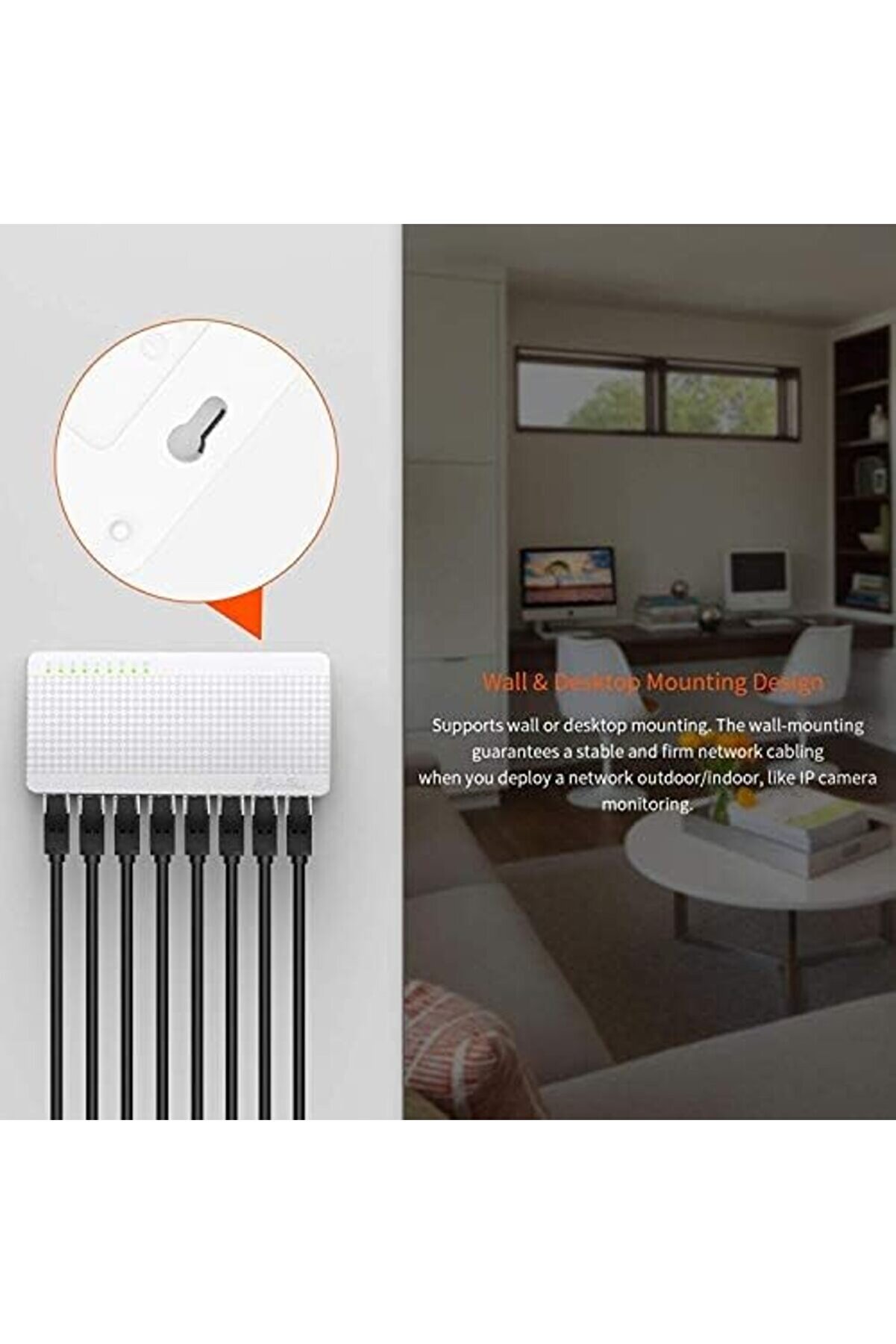 Goldwhi̇rl S108 V8. Ethernet Swi̇tch, 8 Portlu Trendflash 467437