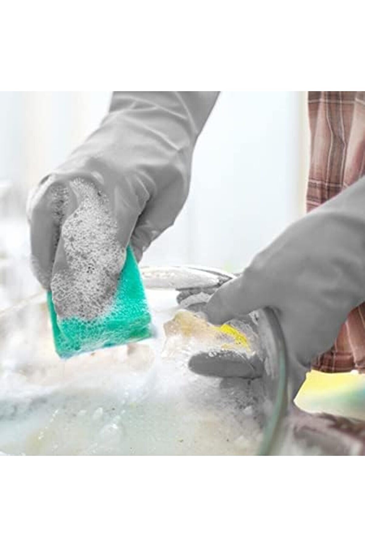 Aclyashop Si̇li̇kon Yıkayıcı Eldi̇venler | Bulaşık Temi̇zleme Eldi̇venleri̇ - Mutfak,, Araba, Evci̇l Hayvan