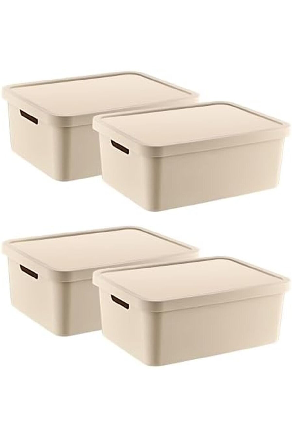 Polysi̇ght 4 L&uuml; Set Stafi̇ &Ccedil;ok Ama&ccedil;lı Kapaklı Kutu 12 Lt -, &Ccedil;ok Ama&ccedil;lı Kapaklı Kutu, Ev-Ofi̇s-Depo İ&ccedil;i̇n