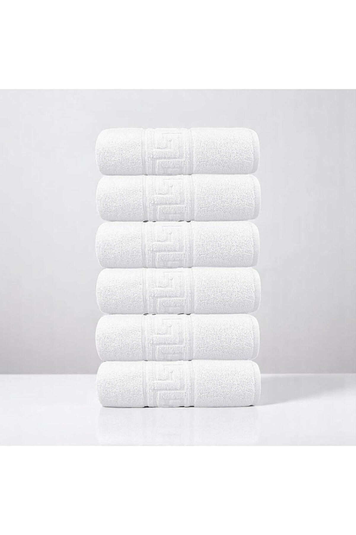 STOREMAX 6'lı Greek El Havlusu - 50x90 Cm, 225 Gr,%100 Pamuk, Spa Ve Otel Havlusu, Günlük Kullanıma Uygun