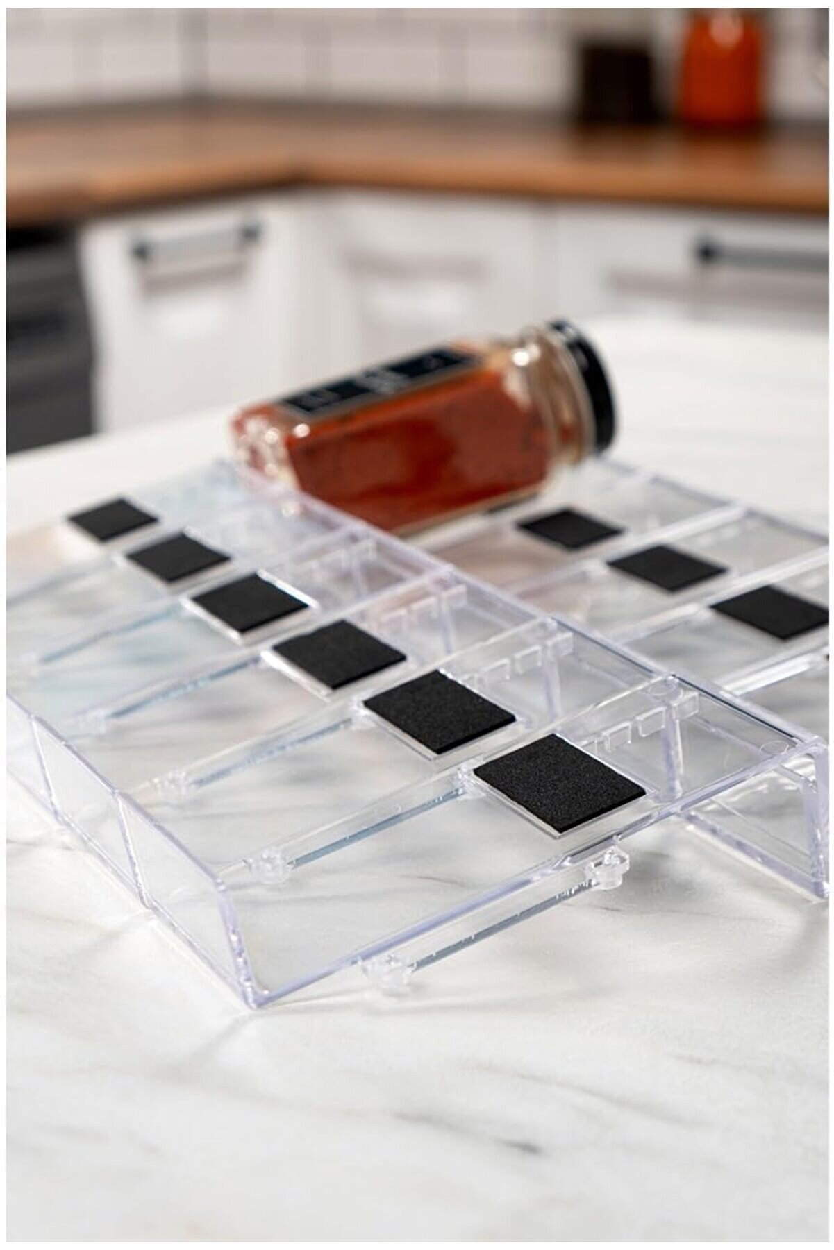 STOREMAX vegaShop parça Şeffaf-Lego Baharatlık Standı Çok Amaçlı Düzenleyici Makyaj Organizer LEGO-12