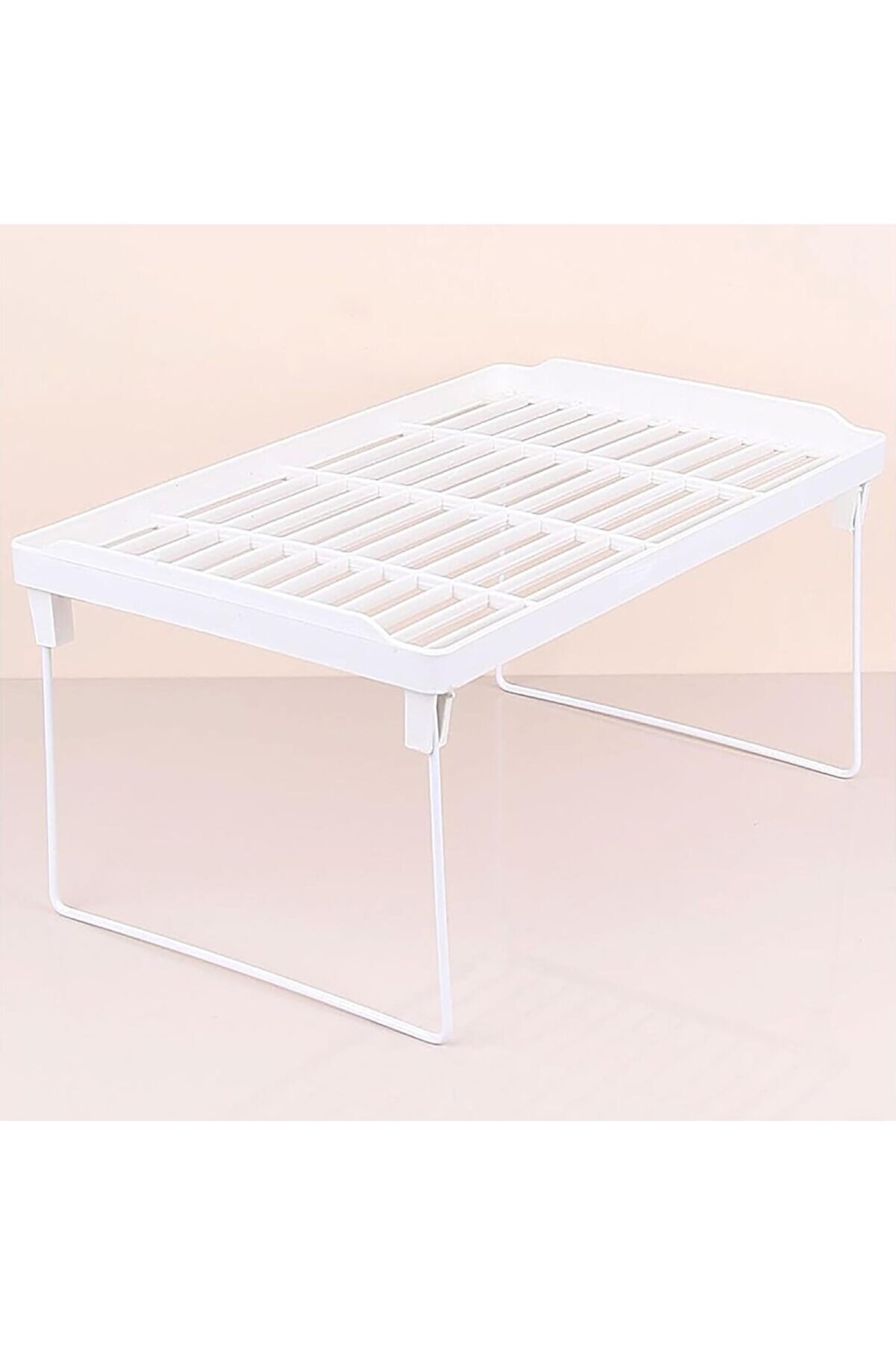 STOREMAX ynsShoping Metal Ayaklı Mutfak veya Rafı, Tezgah Üstü Organizer, Dolap İçi Raf Düzenleyici, Metal Ay