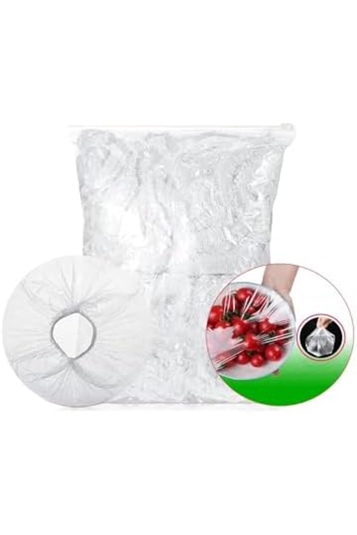 Lvnshop 100 Adet Tencere,Tabak,Tek Kullanımlık Dayanıklı Poşet,Tabak Ve Tencereler İçi̇n Kapak 22412