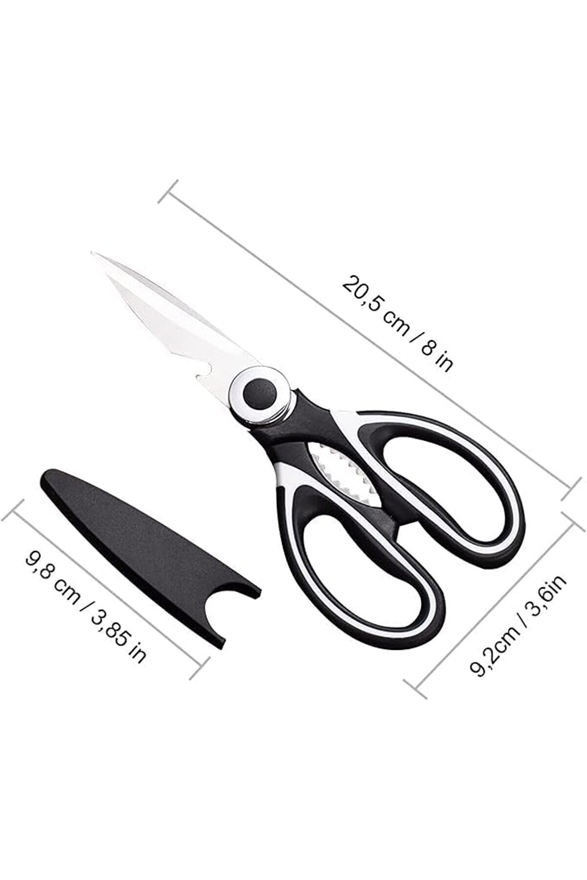 Ynsshopi̇ng Paslanmaz Çeli̇k Çok Amaçlı Mutfak – Balık Temi̇zleme, Et Ve Sebze Kesme, Şi̇şe Açma, Cevi̇z