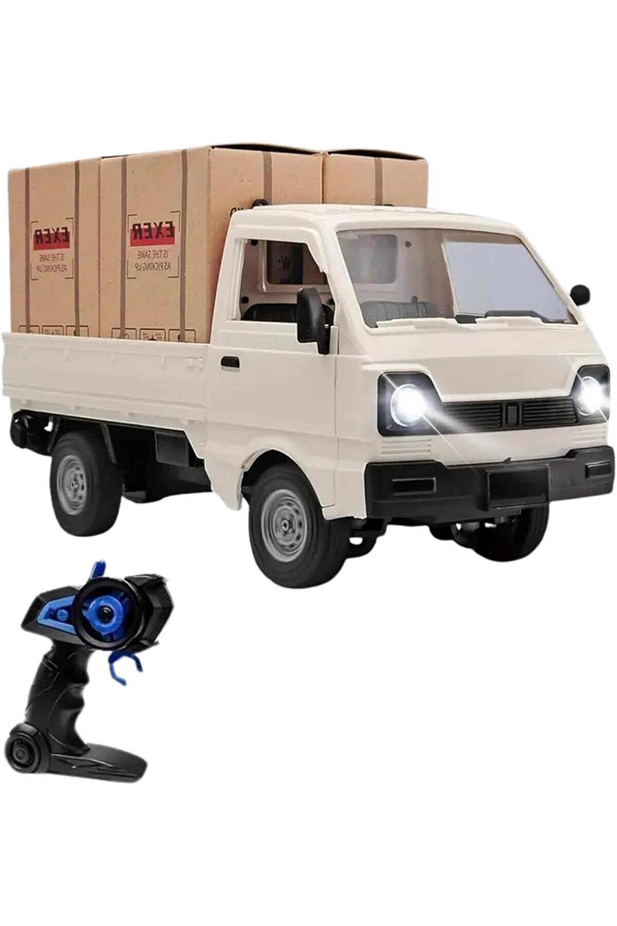 STOREMAX Kumandalı RC Kamyonet,Y&uuml;k Taşıma Aracı,Sesli,Işıklı,Şarjlı,(Pil Hediyeli),2.4 Ghz Ara&ccedil;, K