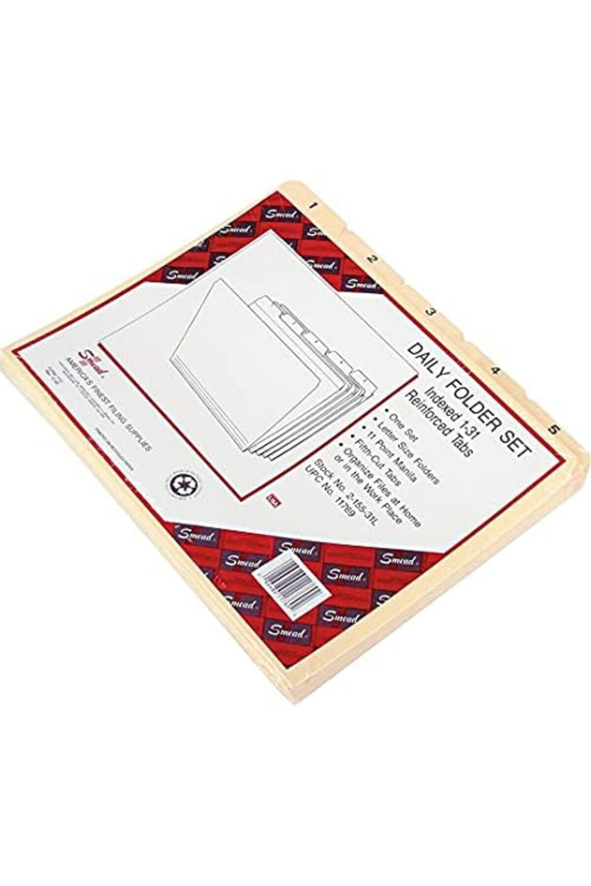 Snshop Indi̇zi̇ert Dosya D&uuml;zenleyi̇ci̇ Set, Her G&uuml;n (1 &ndash; 31), Klas&ouml;rlere, G&uuml;&ccedil;lendi̇ri̇lmi̇ş 1/5-Cut