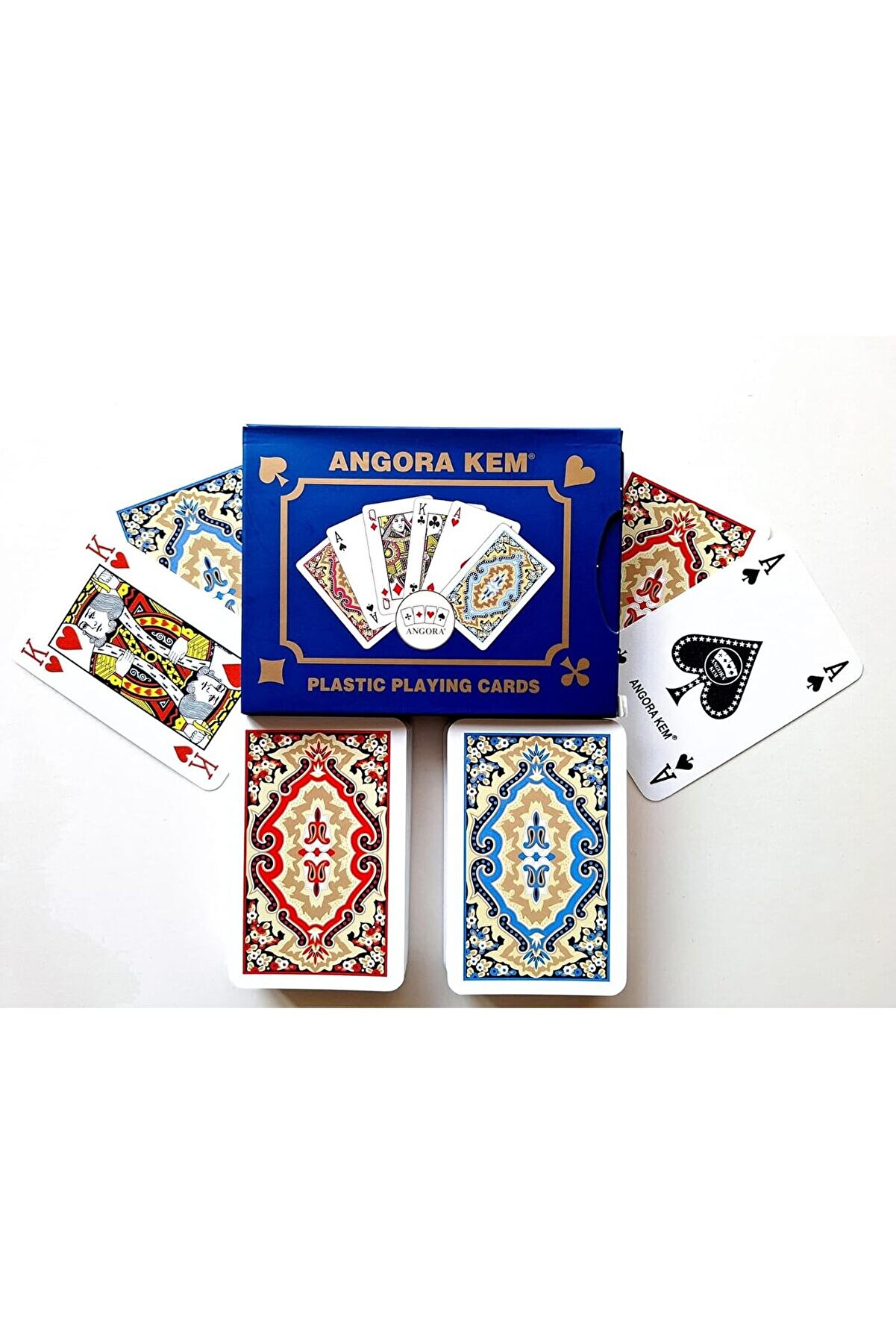 STOREMAX vegaShop Kem Plastik Iskambil Oyun Kağıdı Çift Deste BİRİÇ OYUN KAĞIDI 52 - Plastic Playing