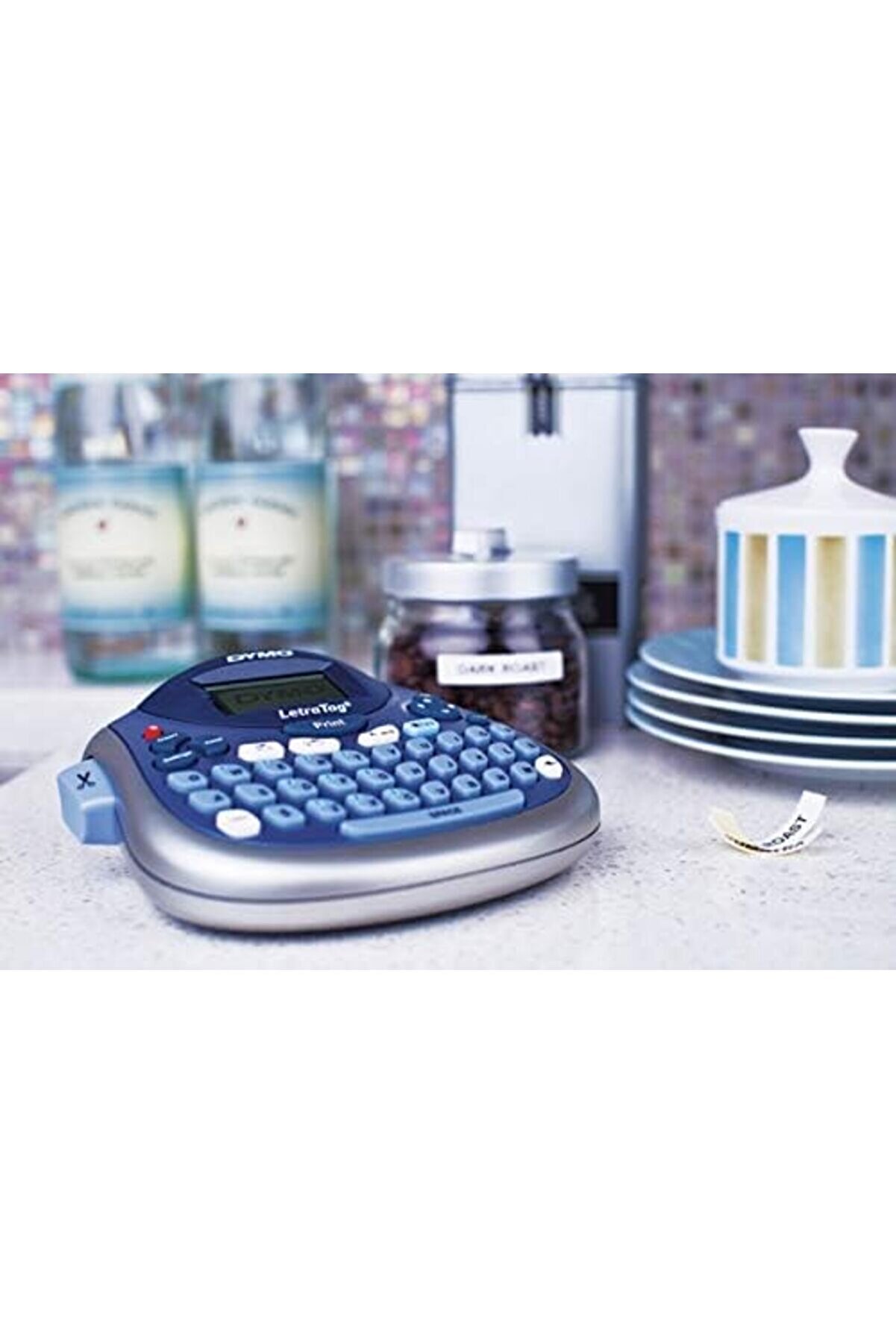 Jptrshop Letratag Eti̇ket Maki̇neleri̇ İ&ccedil;i̇n Otanti̇k Lt Kağıt Eti̇ketleme Bandı, 1/2" (12 Mm), Beyaz