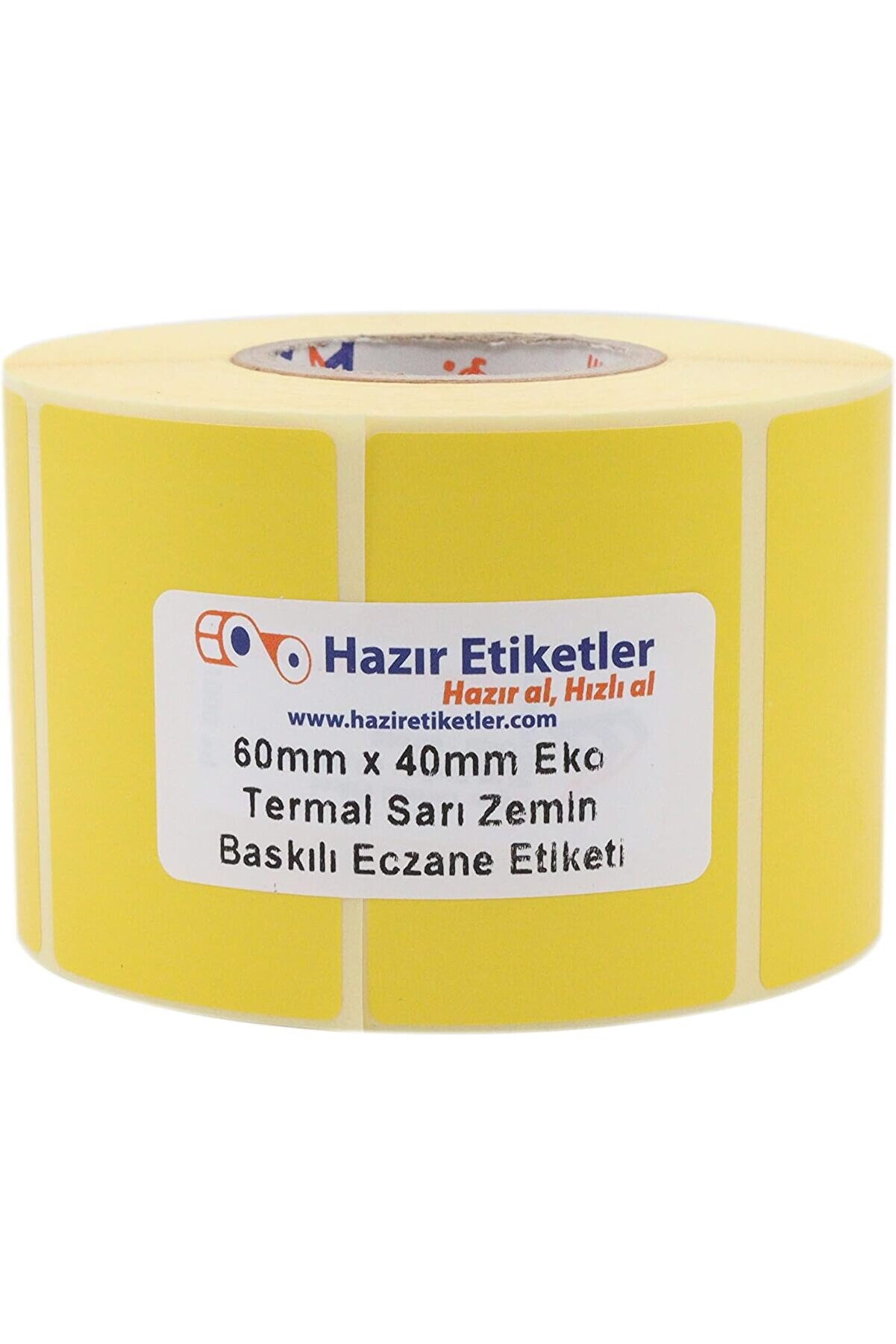 STOREMAX flashtrend etiketler, hazır al hızlı al İla&ccedil; Tarif Etiketi Eko 60mm x 40mm Ruloda 1000 Adet 40mm &Ccedil;ap
