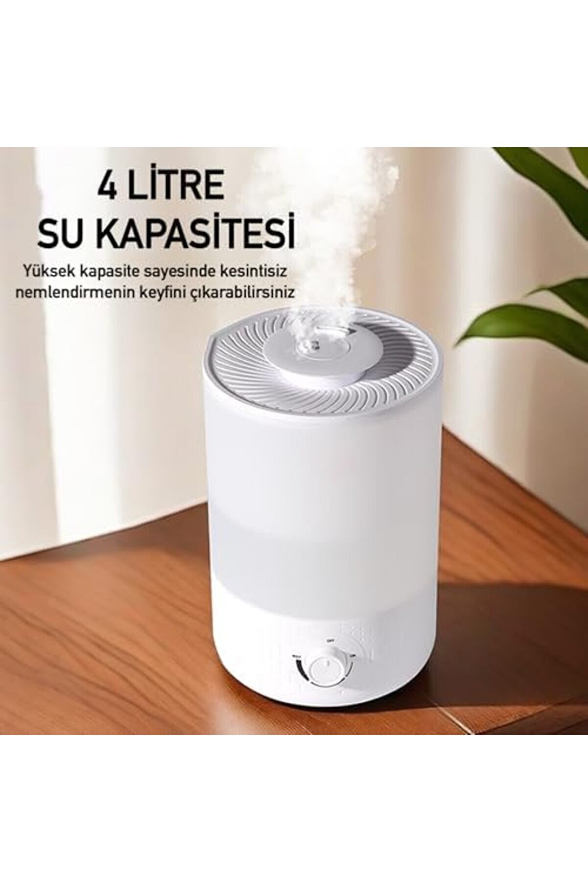 Snshop Ultrasoni̇k Hava Nemlendi̇ri̇ci̇ Aroma Di̇füzörü 4 Li̇tre Buhar Maki̇nesi̇ 4L Nemlendi̇ri̇ci̇ - Otoma