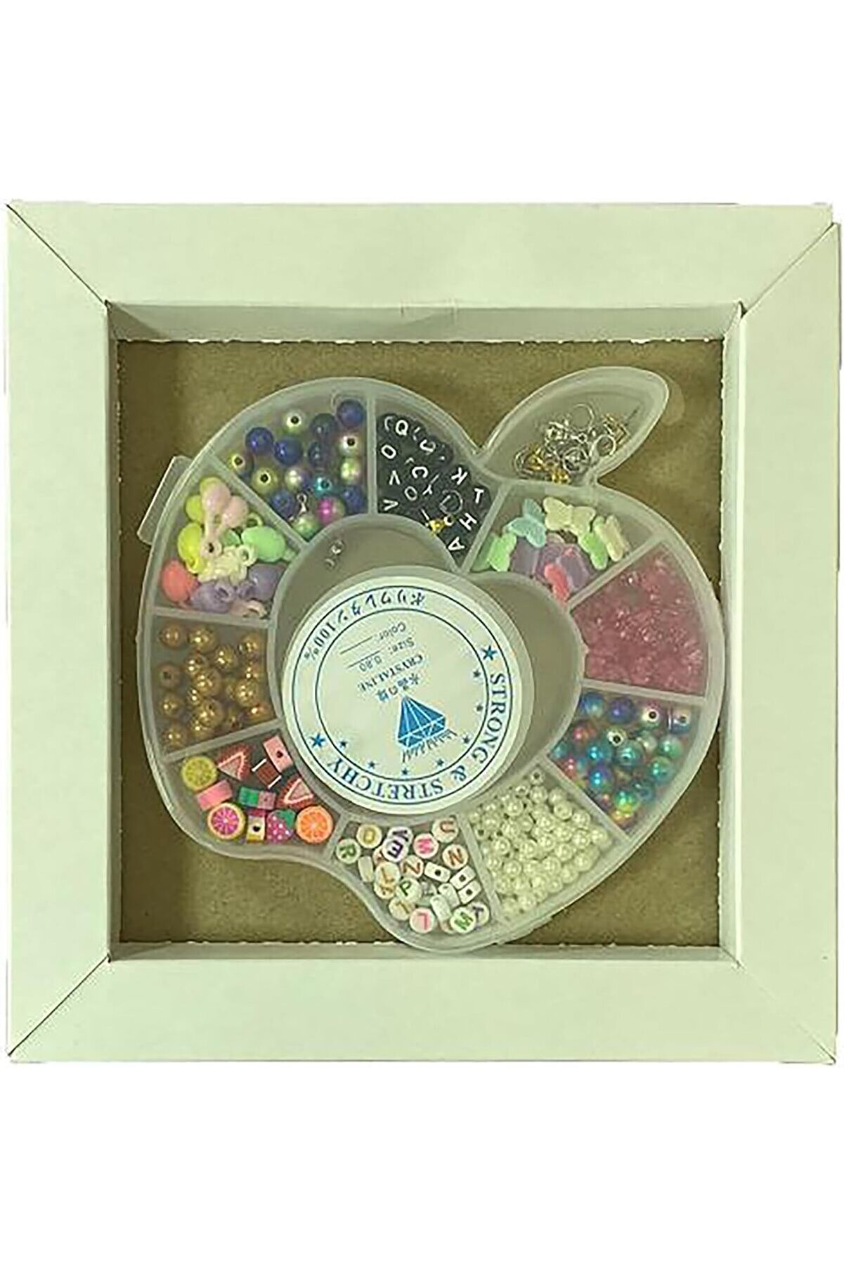 STOREMAX jptrShop Kendin Yap Boncuk Takı Seti, Renkli Boncuklarla Bileklik ve Kolye Yapımı, 3+ Yaş 11114