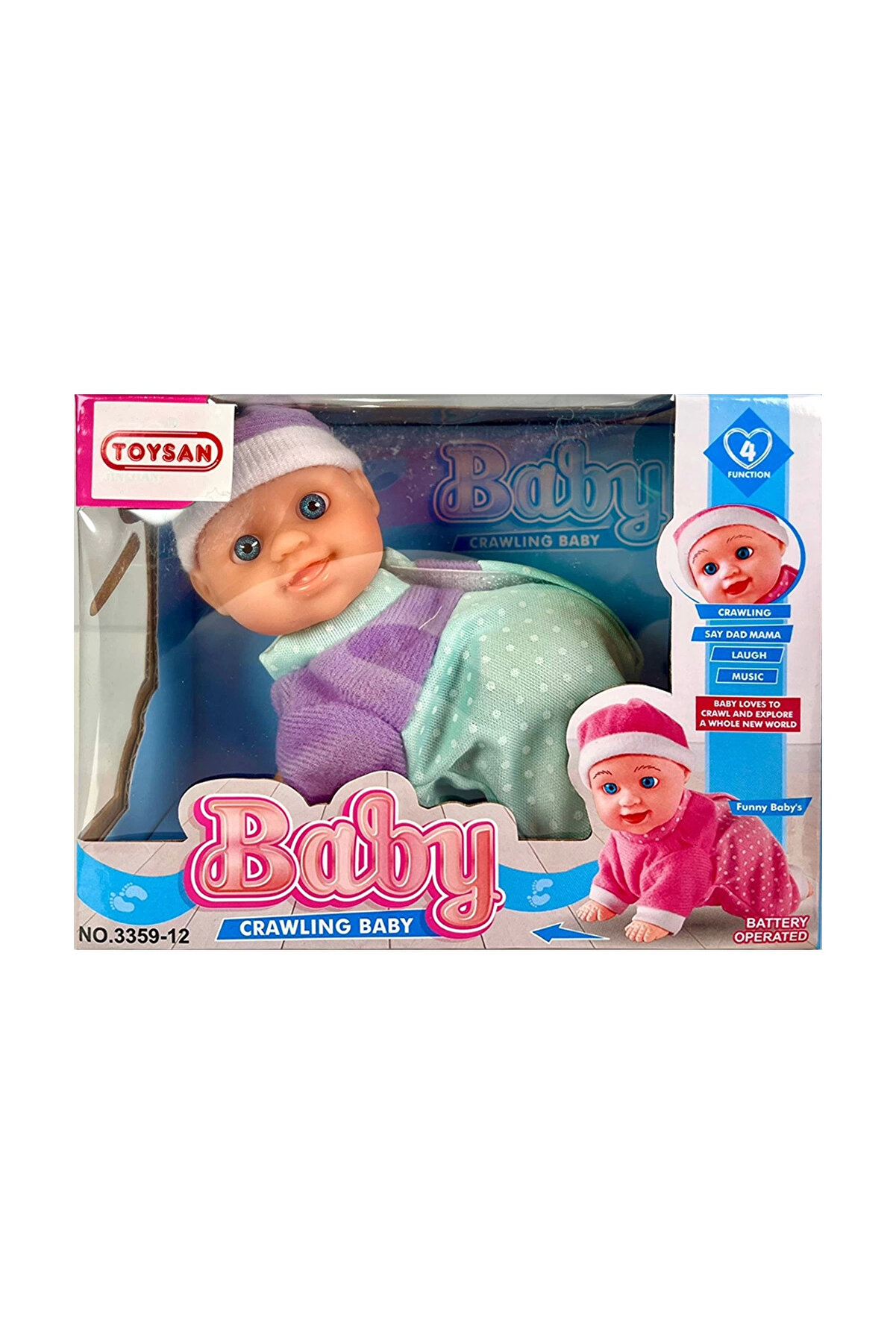 Pi̇lli̇ Emekleyen Sesli̇ Küçük Bebek - 1 Adet Stokta Olan Gönderi̇li̇r