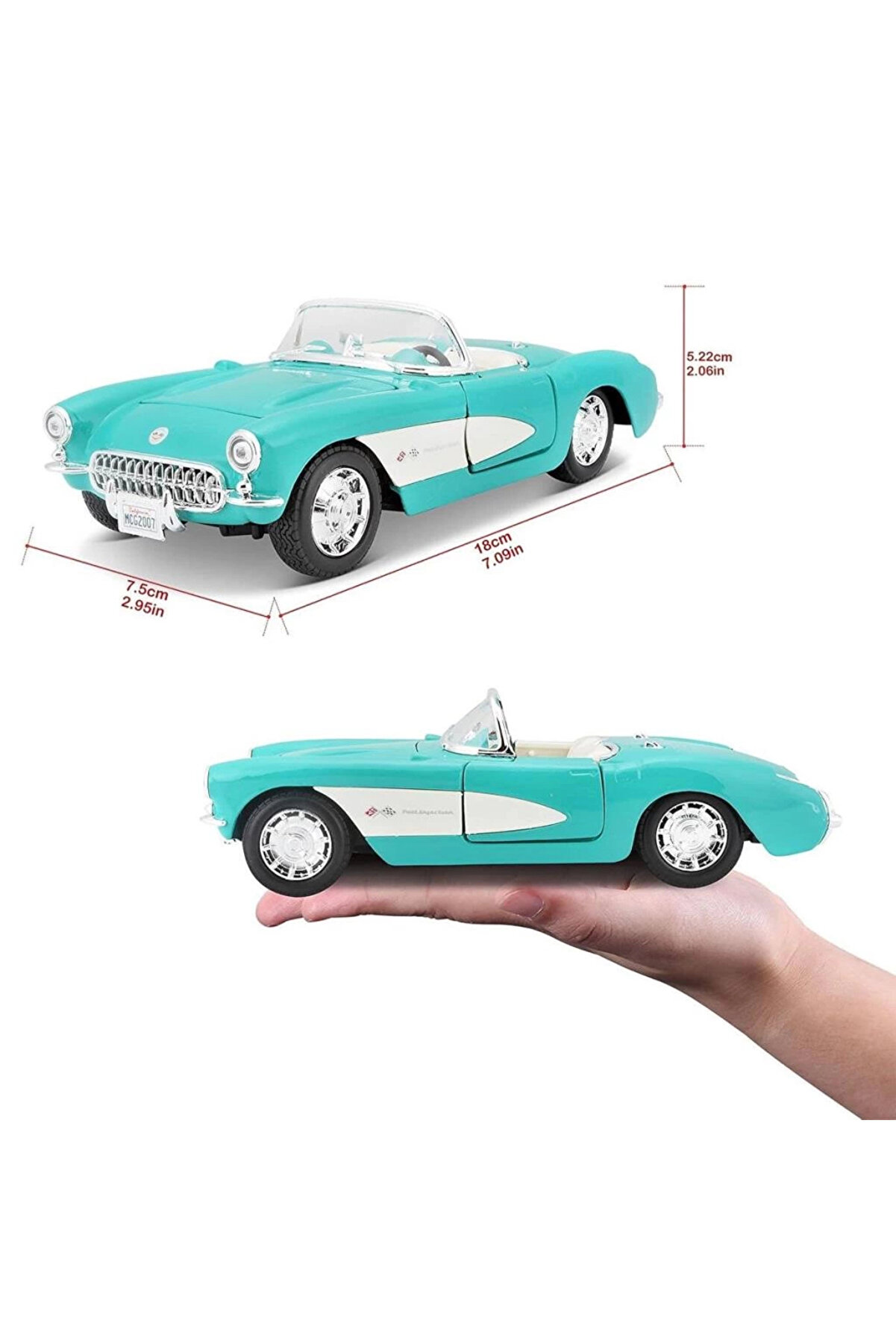 May 31275 1957 Chevrolet Corvette 124 -Necotoys