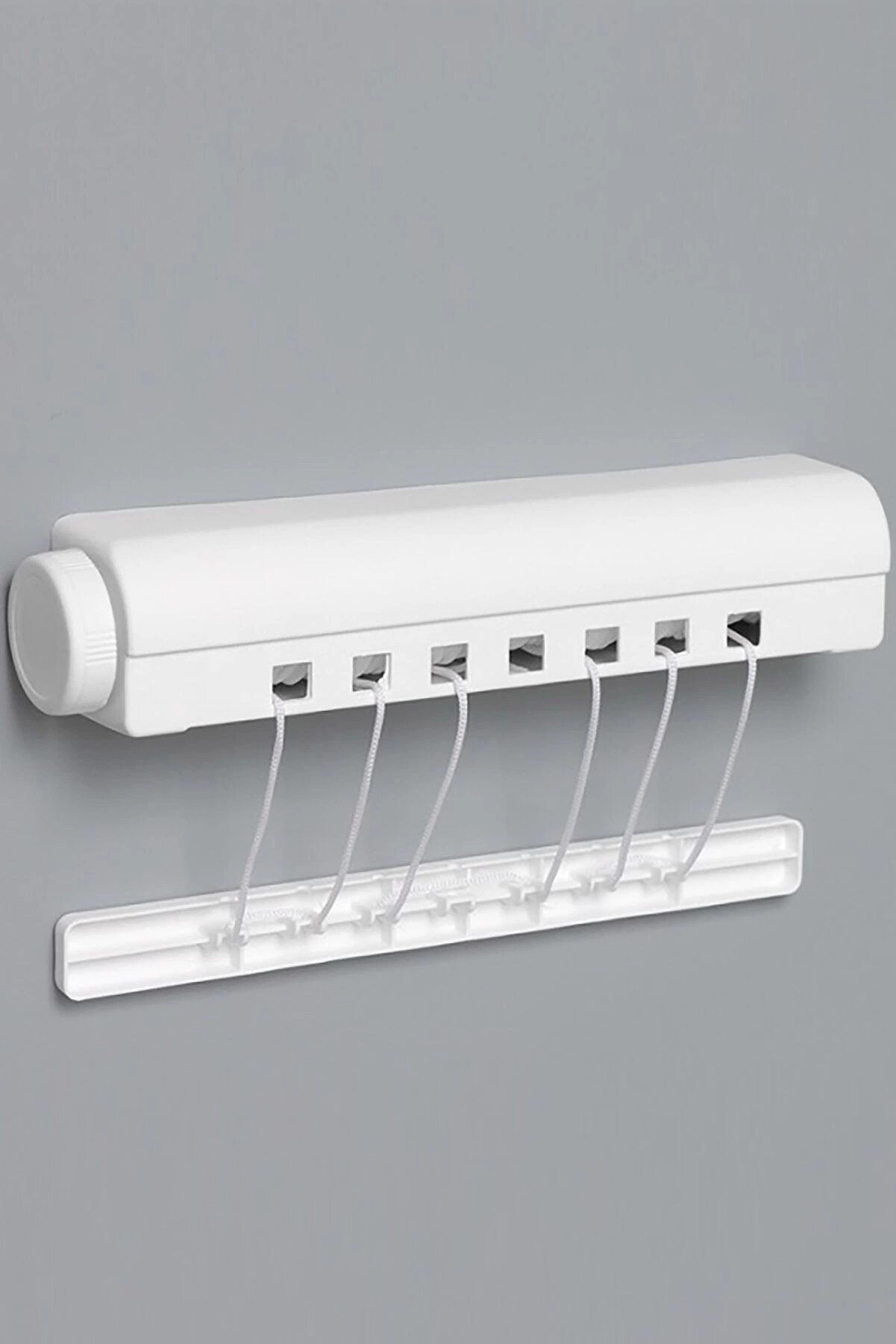 &Ouml;zel &Uuml;reti̇m Duvara Monte Edi̇lebi̇li̇r 5 İpli̇ &Ccedil;ek As Askılık Portati̇f &Ccedil;amaşır Kurutmalık