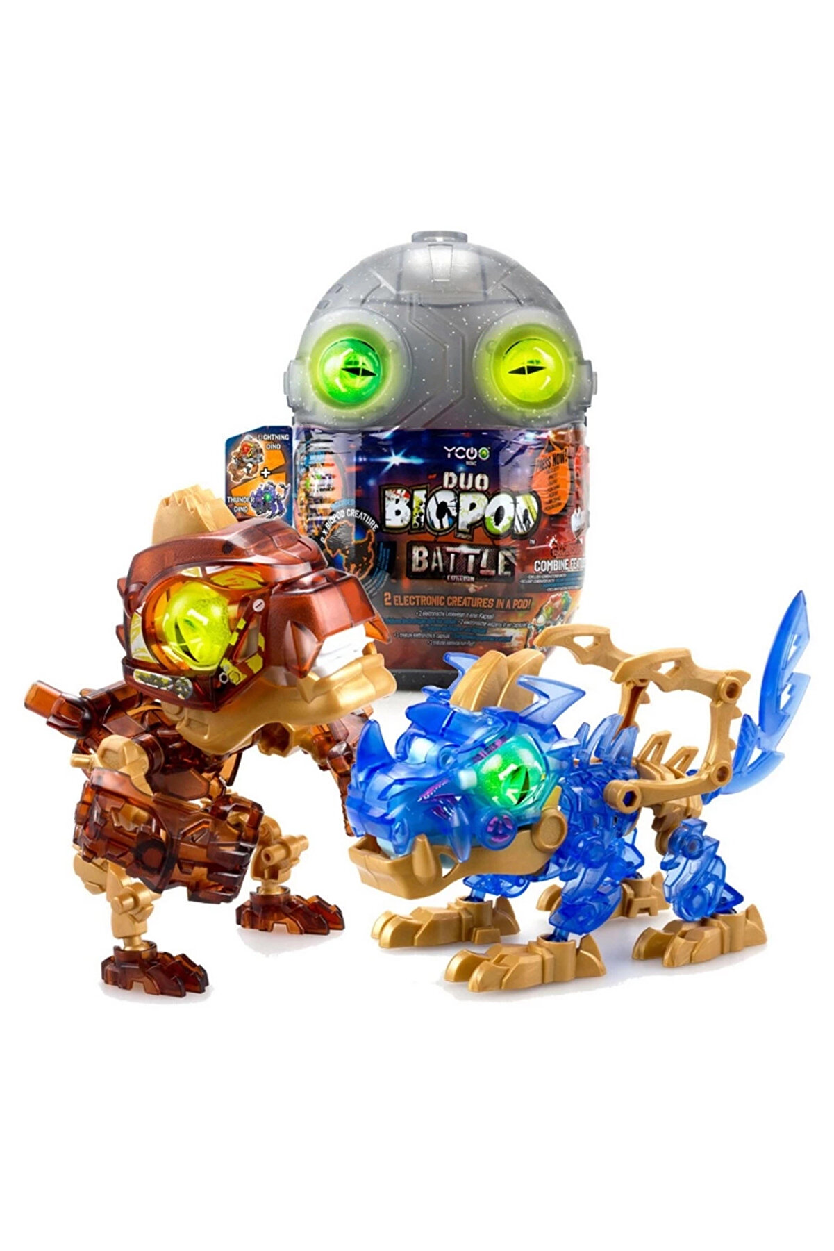 gizmurstore Biopod Battle İkili Dinazor Robot