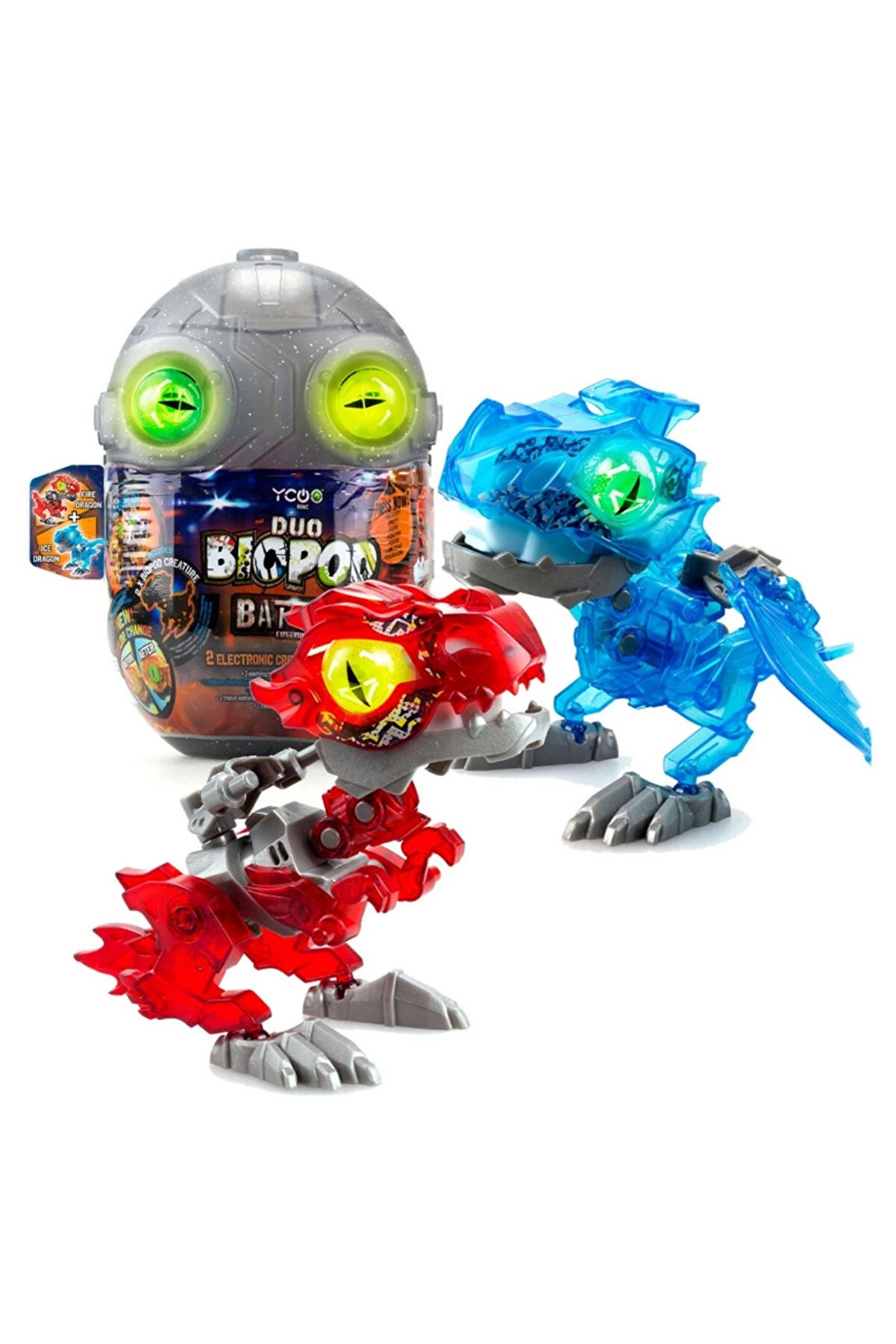 Bi̇opod Battle İki̇li̇ Di̇nazor Robot