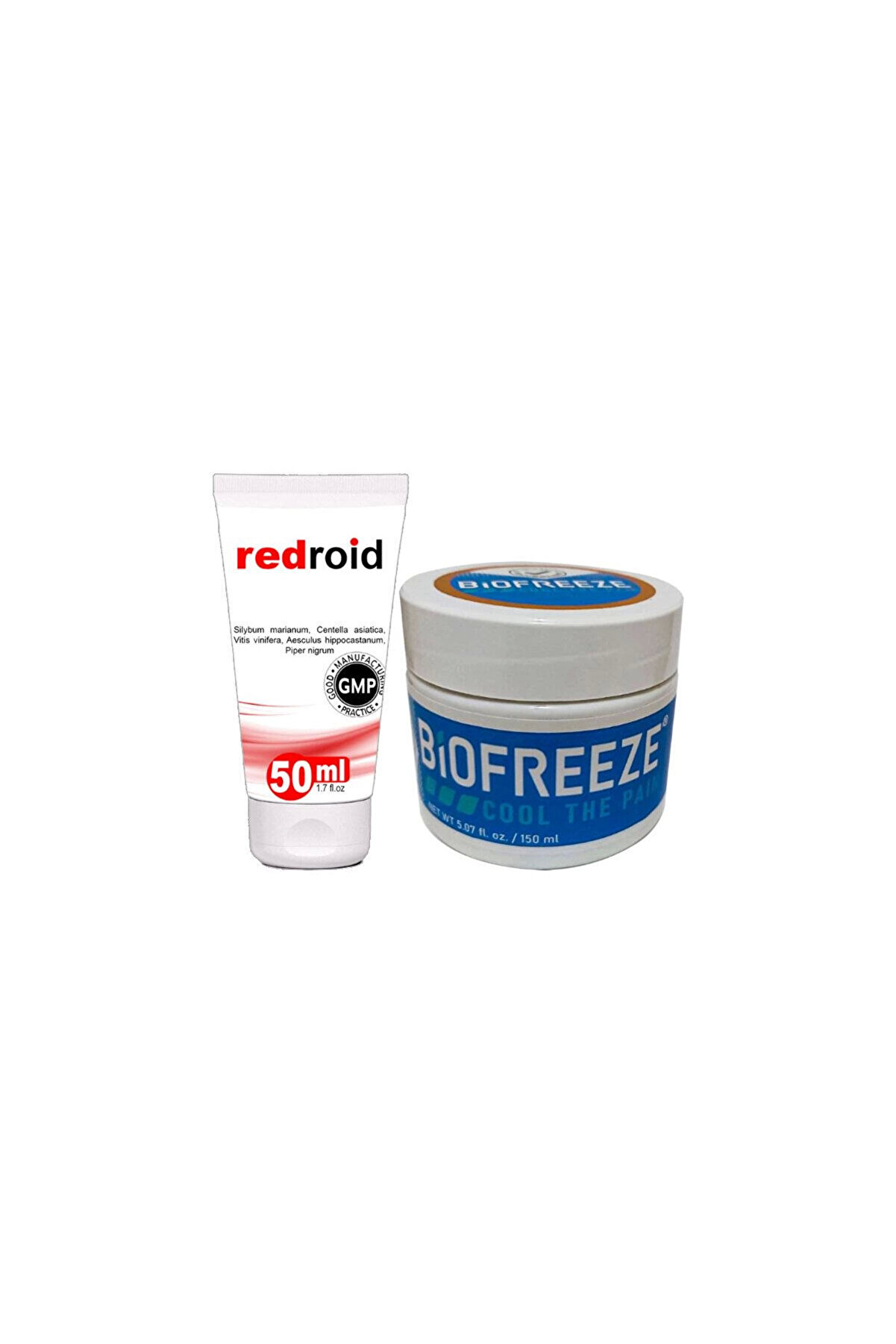 Bravilor Redroid Hemeroid Ba.sur için 50 ml Kremi+Biofreeze Cream 150 ml Rahatlatıcı etki